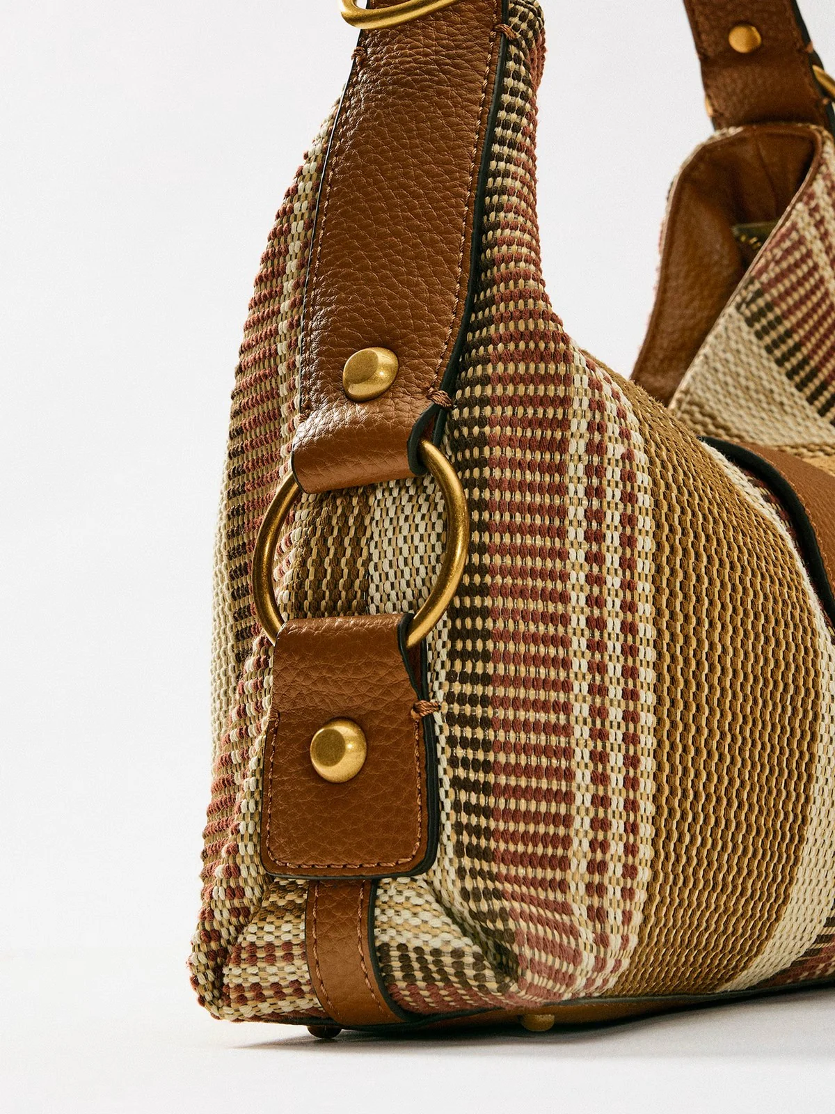 GUESS Borsa Donna CAMDEN SHOULDER BAG HWAB93 08180 CGM COGNAC MULTI - Image 4