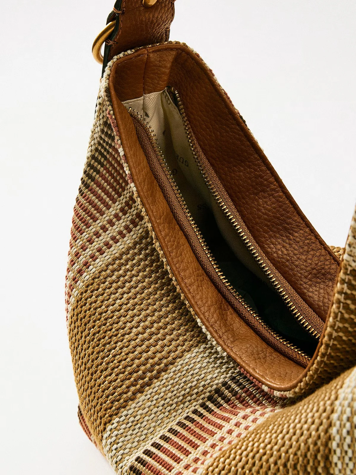 GUESS Borsa Donna CAMDEN SHOULDER BAG HWAB93 08180 CGM COGNAC MULTI - Image 5