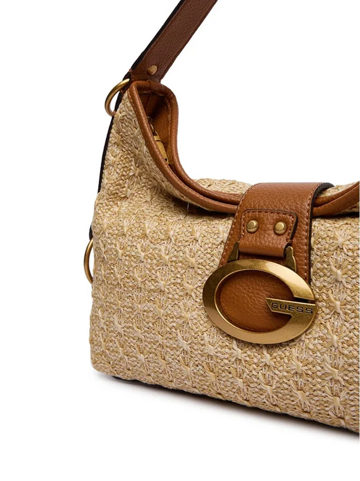 GUESS Borsa Donna CAMDEN SHOULDER BAG HWRB93 08180 NTC NATURAL/COGNAC - Image 5