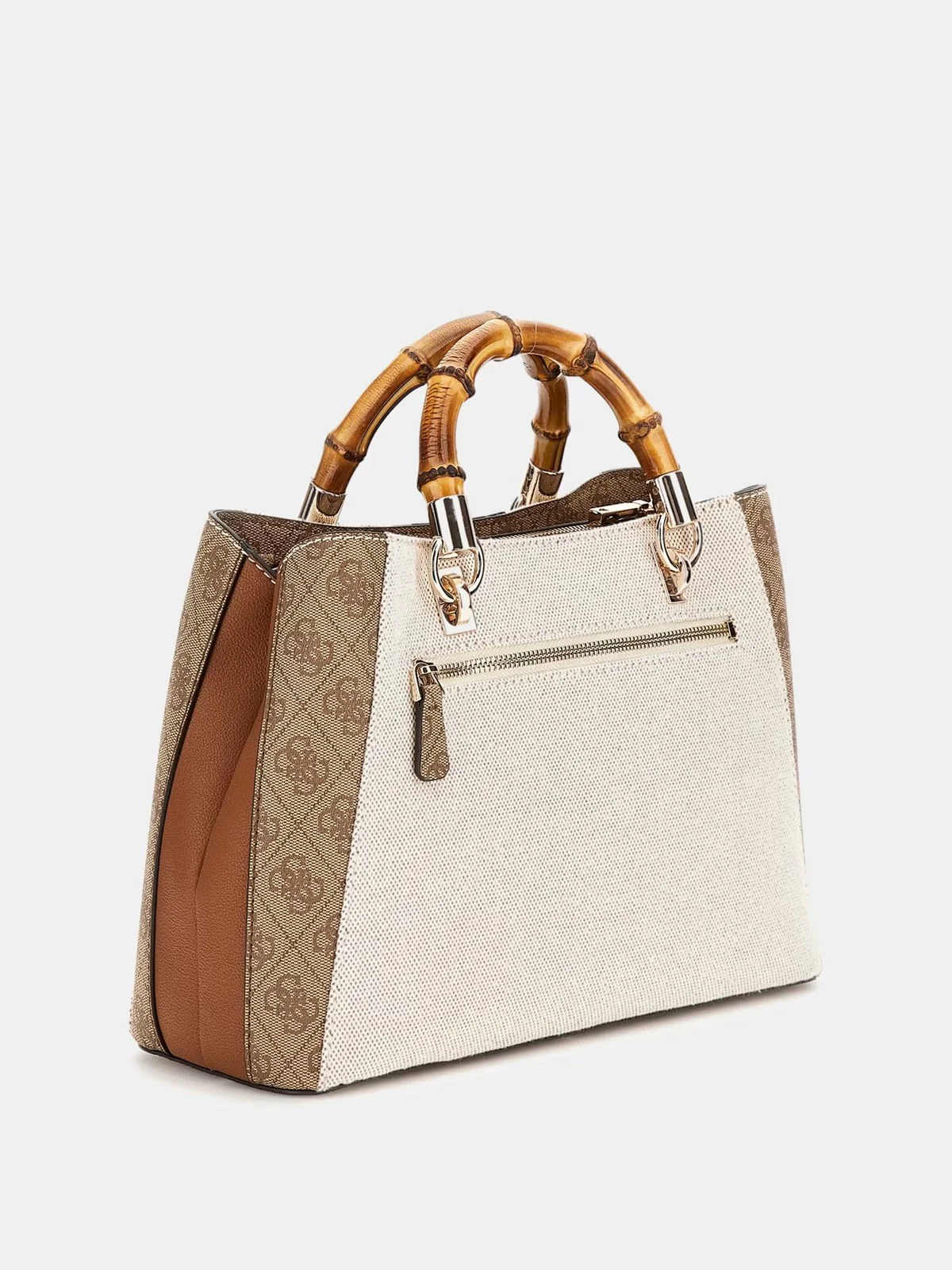 GUESS Borsa Donna Canvas Ii Small Tote HWAG93 37060 NLL Marrone - Image 2