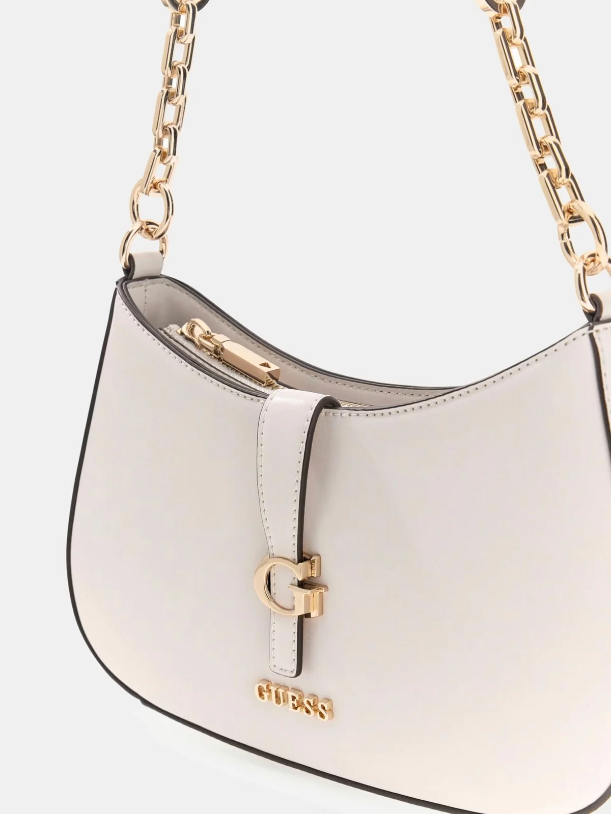 GUESS Borsa Donna CARRIE TOP ZIP SHOULDER BAG HWVG98 96180 STO STONE - Image 5