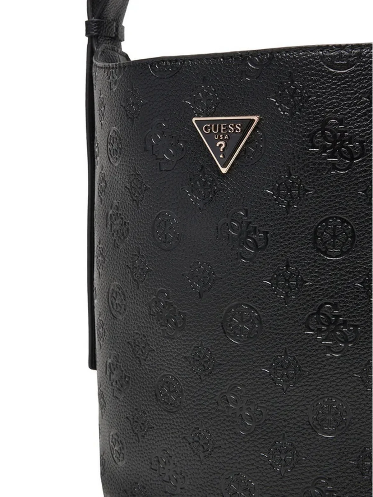 GUESS Borsa Donna CRESIDIA II BUCKET HWPD98 88040 BLO BLACK LOGO - Image 6
