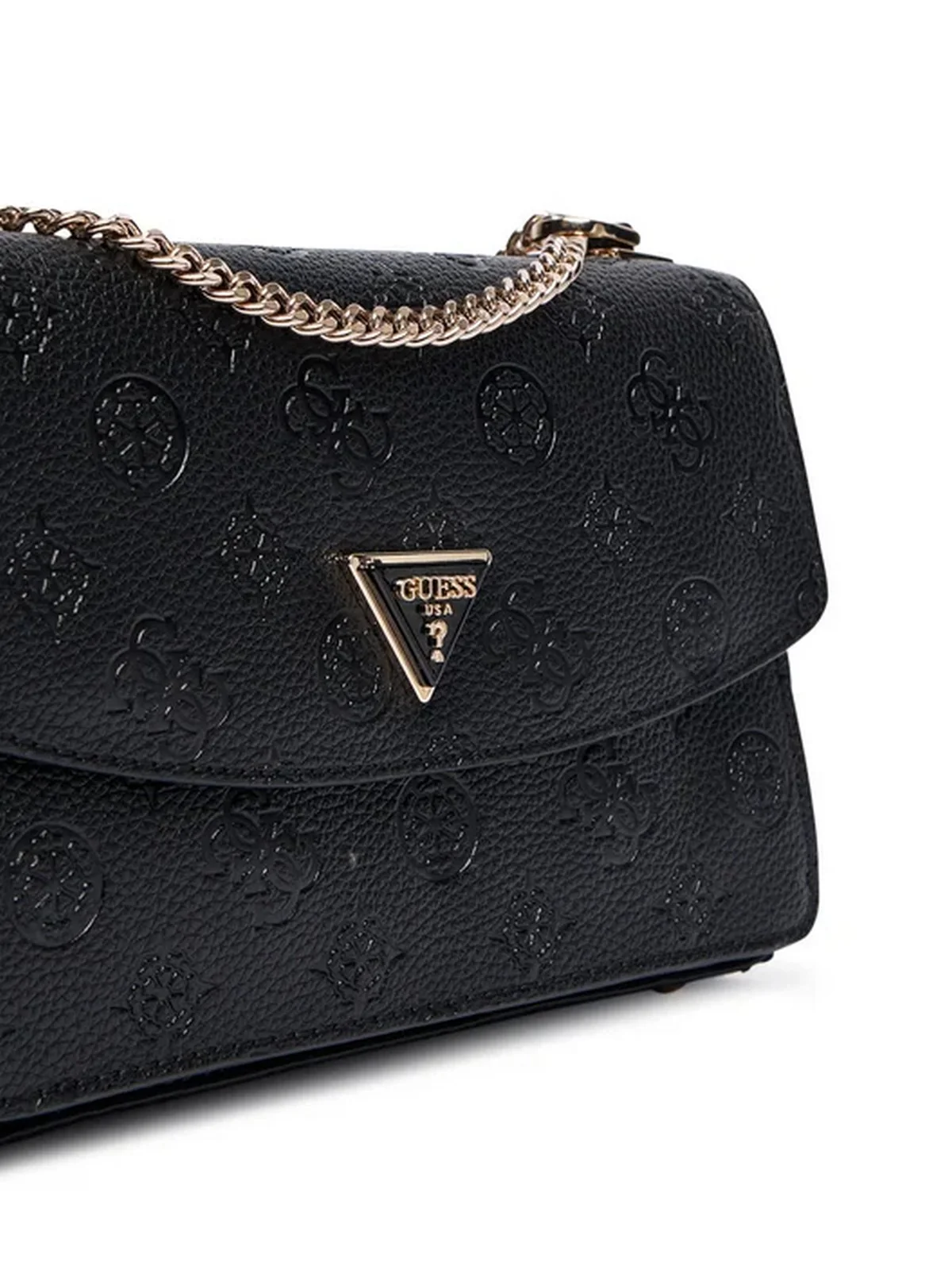 GUESS Borsa Donna CRESIDIA II CNVRTBL XBODY FLAP HWPD98 88210 BLO BLACK LOGO - Image 2