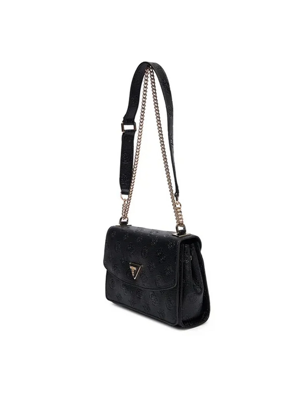 GUESS Borsa Donna CRESIDIA II CNVRTBL XBODY FLAP HWPD98 88210 BLO BLACK LOGO - Image 4