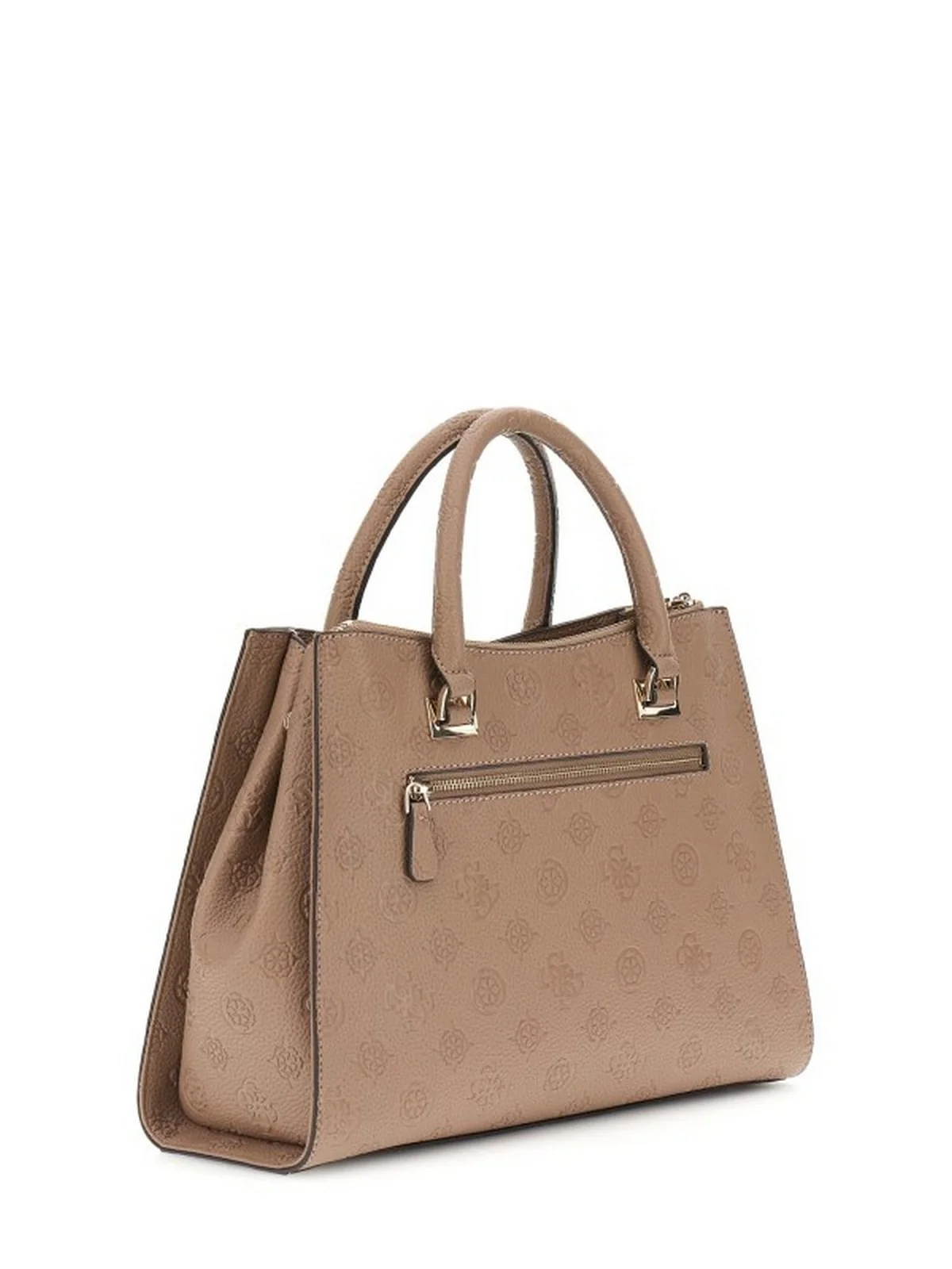 GUESS Borsa Donna CRESIDIA II SOCIETY SATCHEL HWPD98 88070 DKO DARK TAUPE LOGO - Image 2