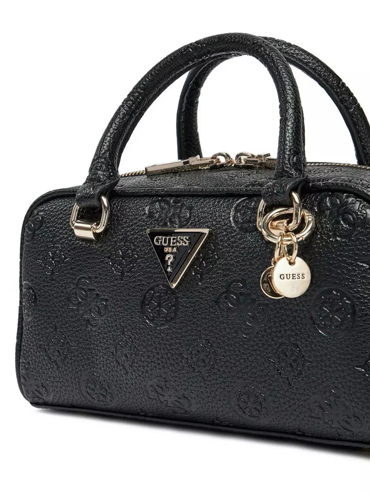 GUESS Borsa Donna CRESIDIA SMALL SATCHEL HWPG93 49050 BLA BLACK - Image 2
