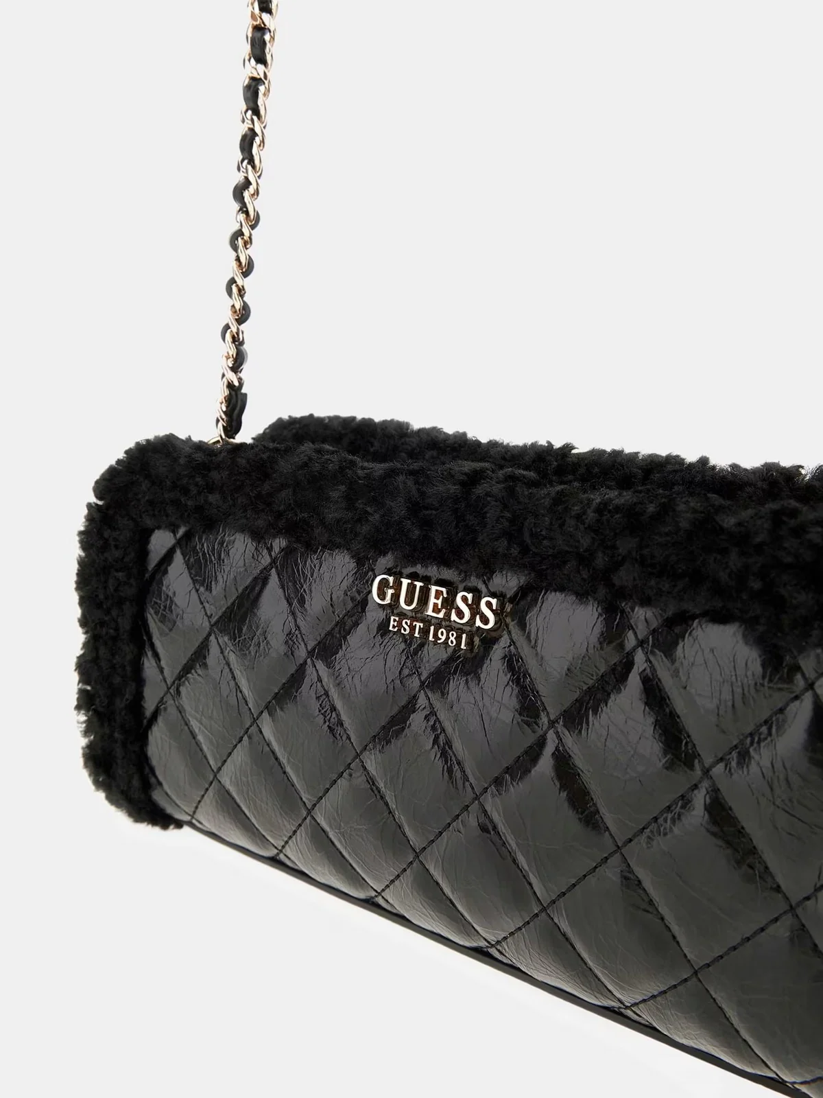 GUESS Borsa Donna CRISTI TOP ZIP CROSSBODY HWTG81 39720 BLA BLACK - Image 4