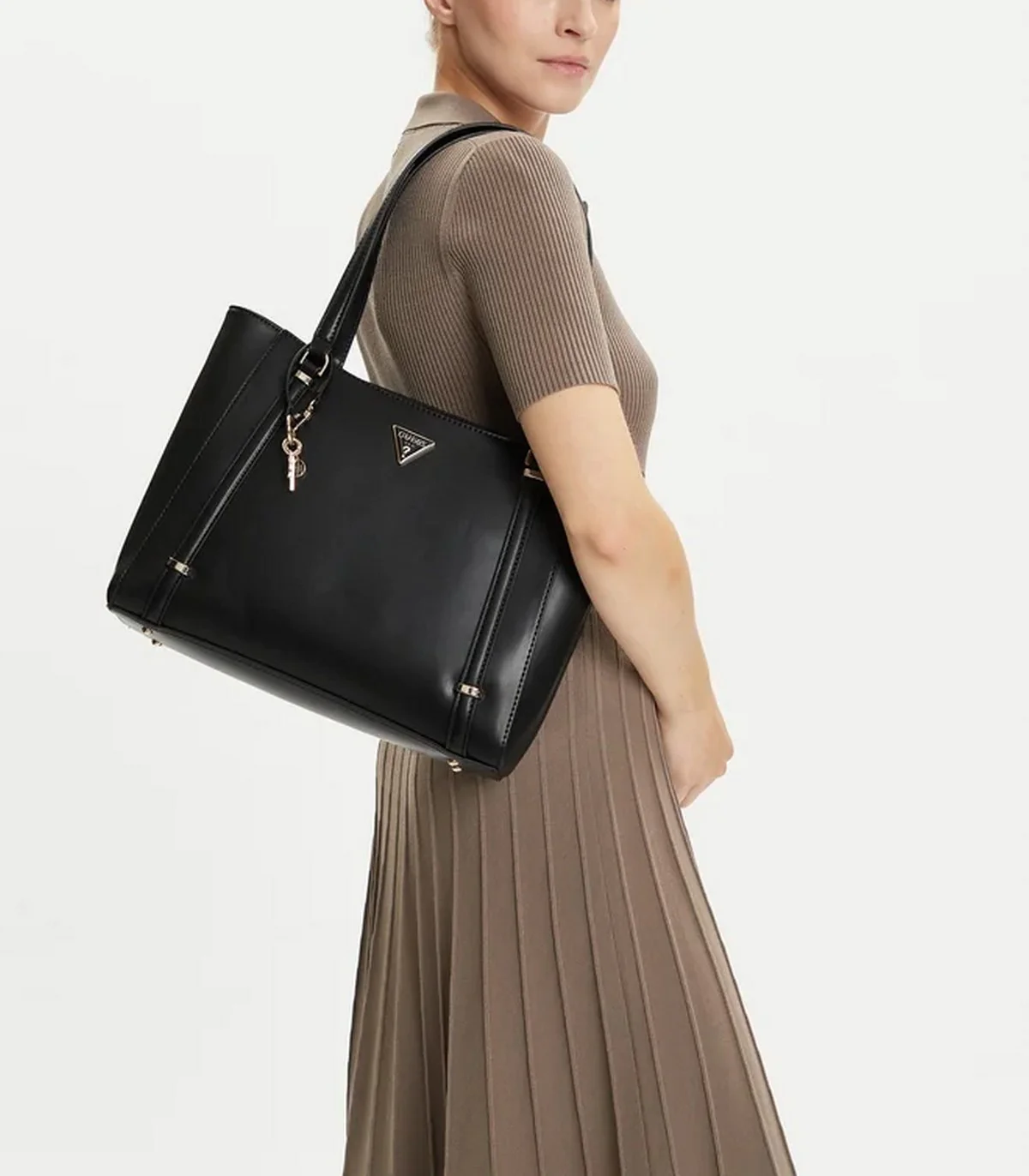 GUESS Borsa Donna DARYNA II ELITE TOTE HWVG72 08230 BLA BLACK - Image 2