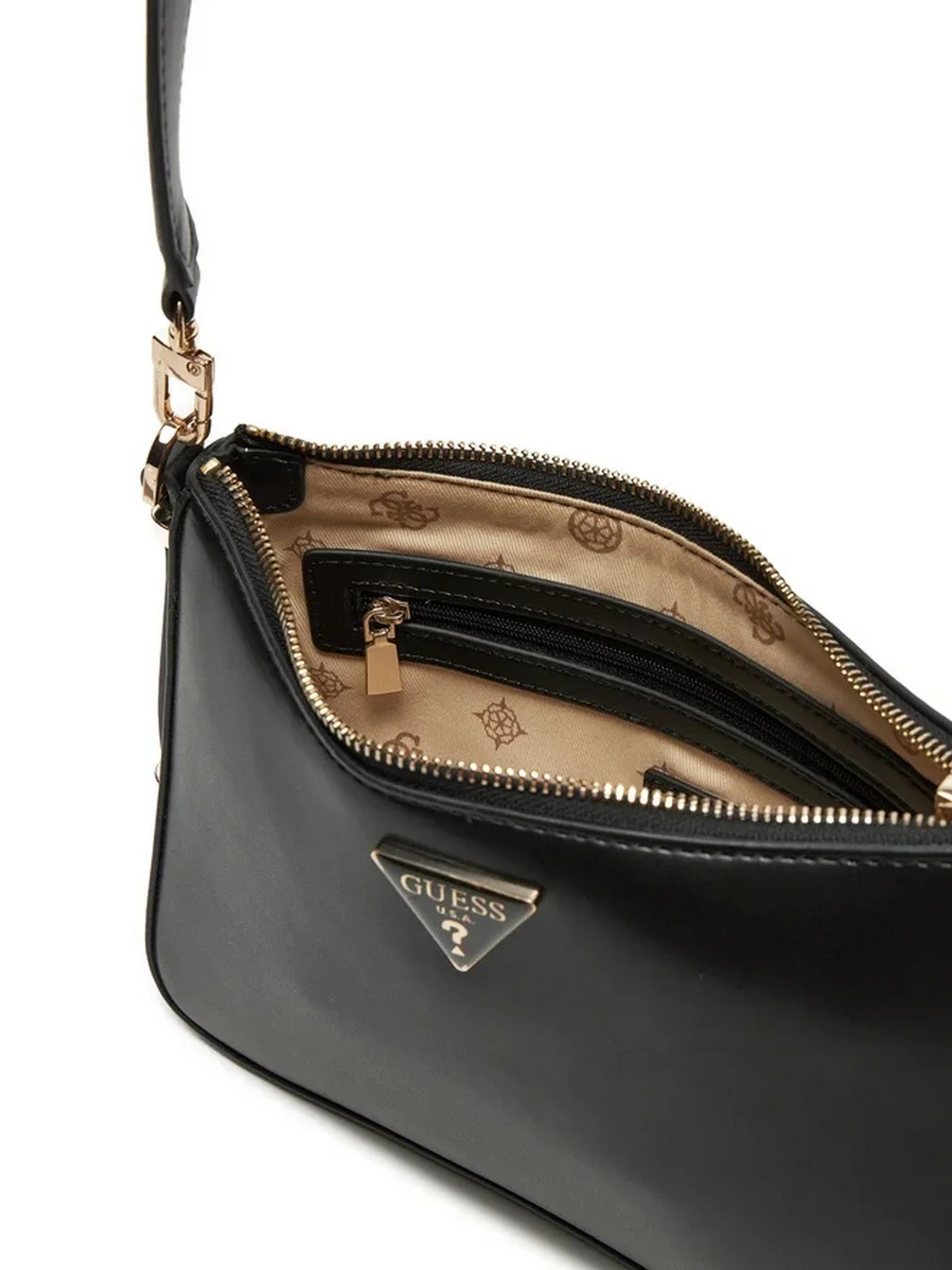 GUESS Borsa Donna DARYNA TOP ZIP SHOULDER BAG HWVG94 93180 BLA Nero - Image 4