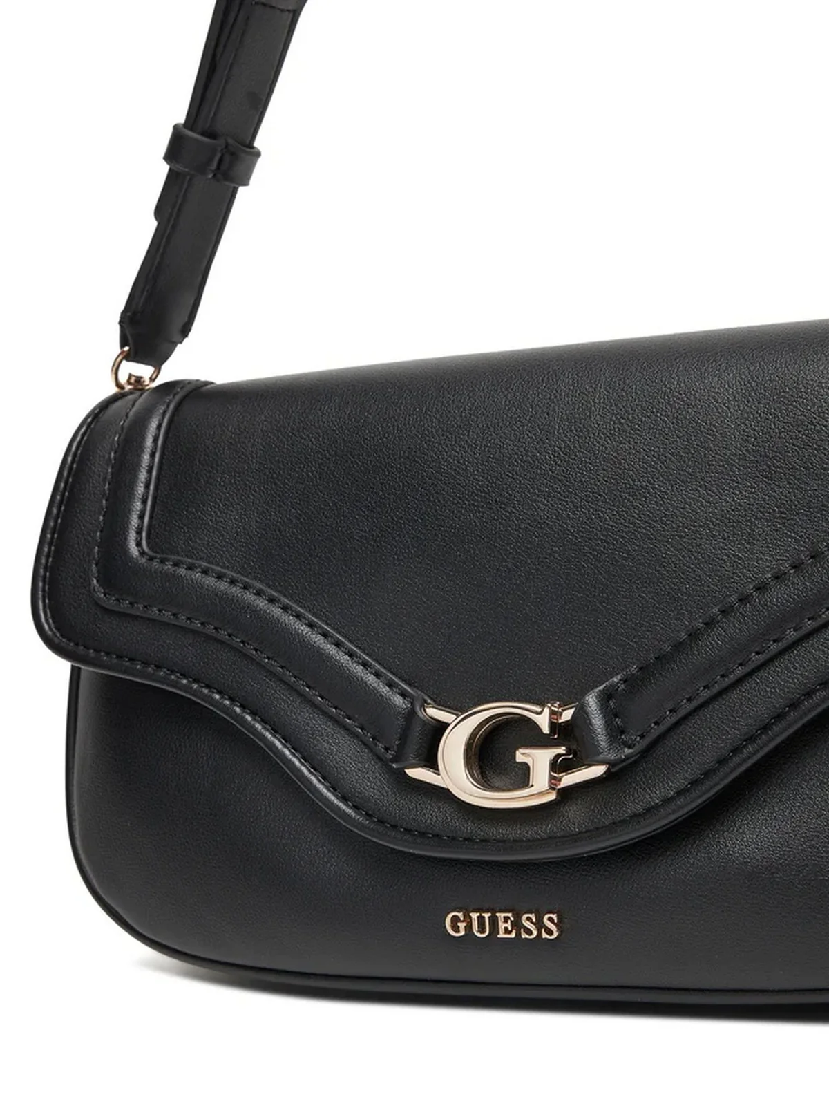 GUESS Borsa Donna DEA FLAP SHOULDER BAG HWBG79 93200 BLA BLACK - Image 3