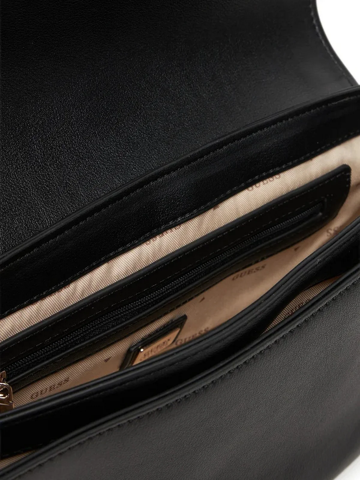 GUESS Borsa Donna DEA FLAP SHOULDER BAG HWBG79 93200 BLA BLACK - Image 4