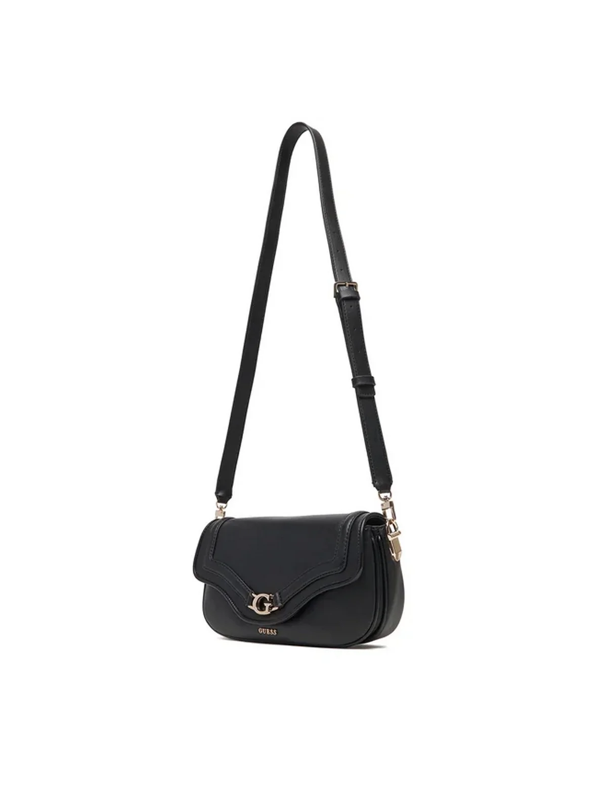 GUESS Borsa Donna DEA FLAP SHOULDER BAG HWBG79 93200 BLA BLACK - Image 5