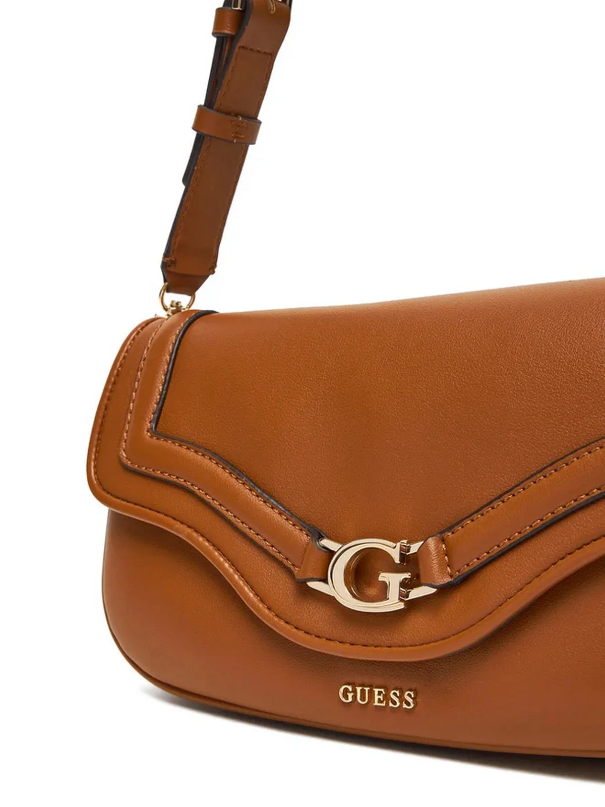 GUESS Borsa Donna DEA FLAP SHOULDER BAG HWBG79 93200 COG COGNAC - Image 2