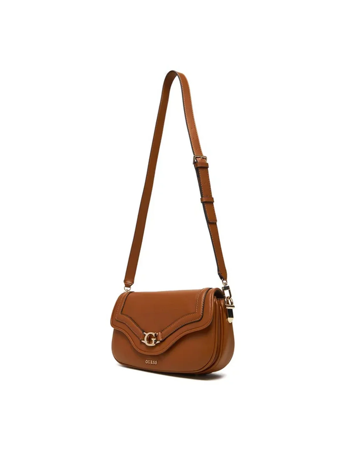 GUESS Borsa Donna DEA FLAP SHOULDER BAG HWBG79 93200 COG COGNAC - Image 5
