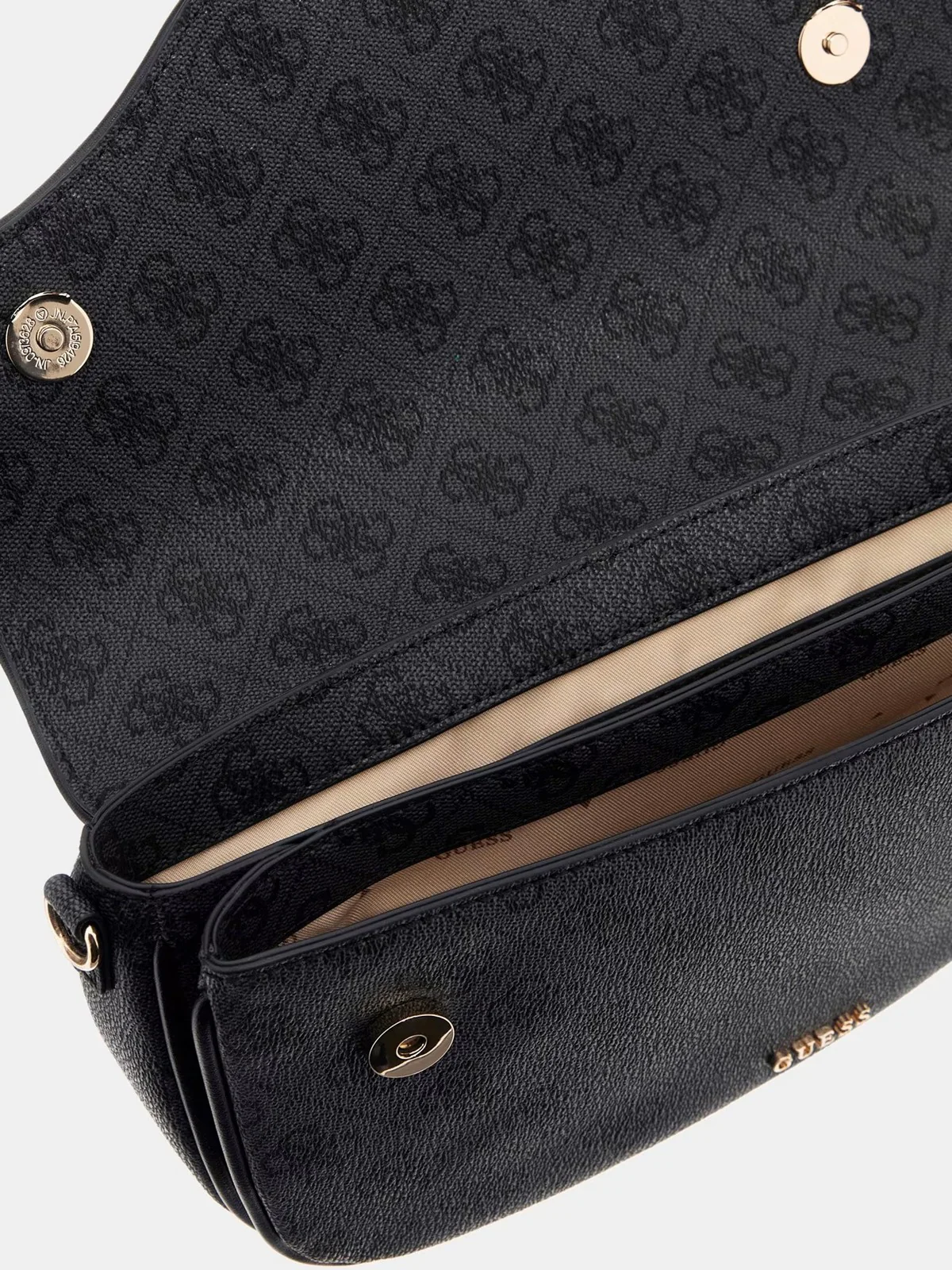 GUESS Borsa Donna DEA FLAP SHOULDER BAG HWSG79 93200 CLO COAL LOGO - Image 5