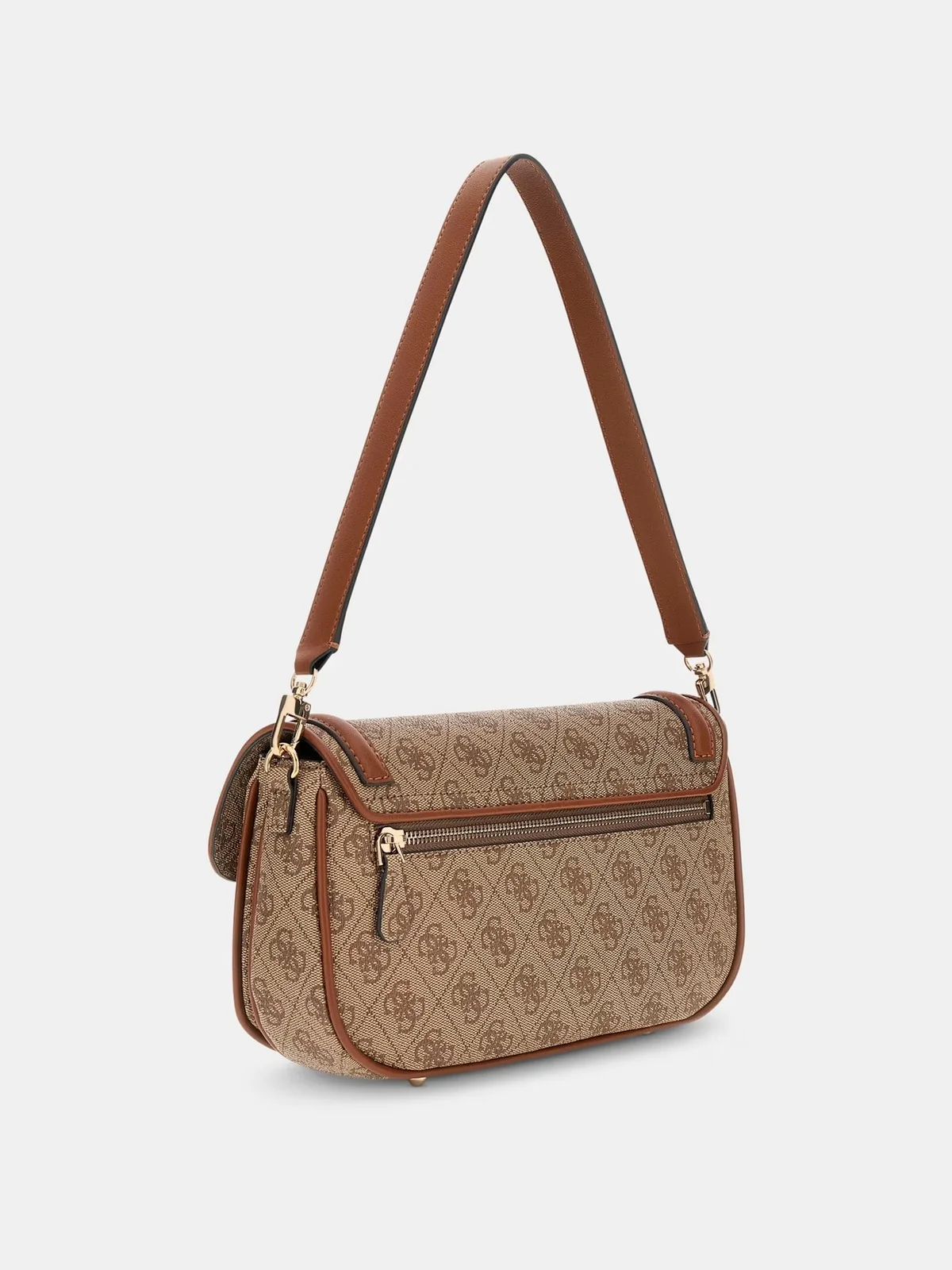 GUESS Borsa Donna DEA FLAP SHOULDER BAG HWSG79 93200 LTL LATTE LOGO - Image 4