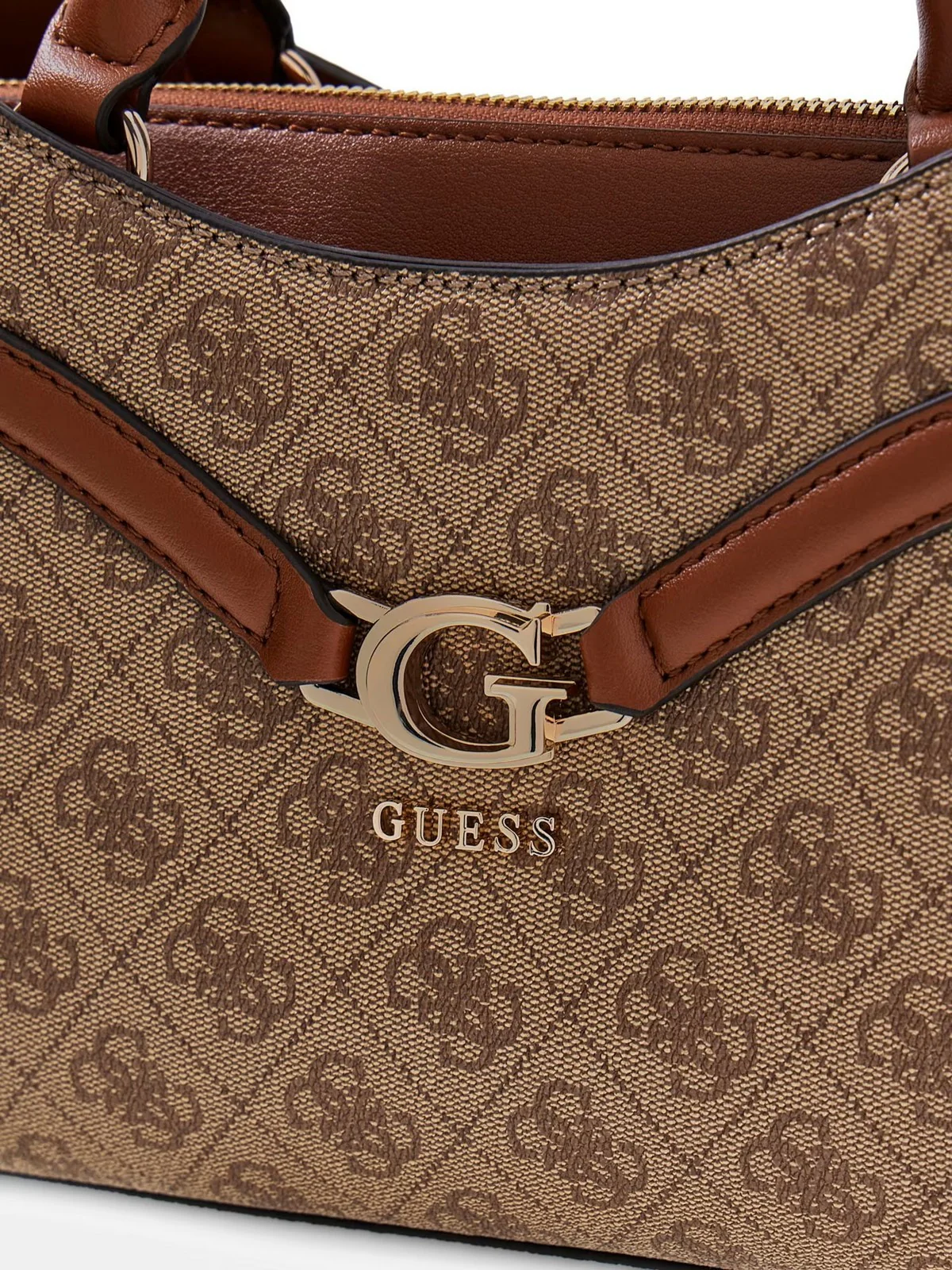GUESS Borsa Donna DEA GIRLFRIEND SATCHEL HWSG79 93060 LTL LATTE LOGO - Image 5