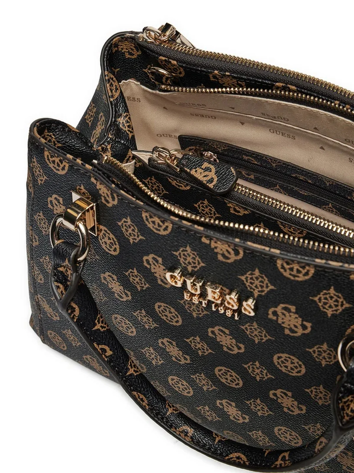 GUESS Borsa Donna Deesa Logo Cnvrtble HWPG93 53070 MLO Marrone - Image 4