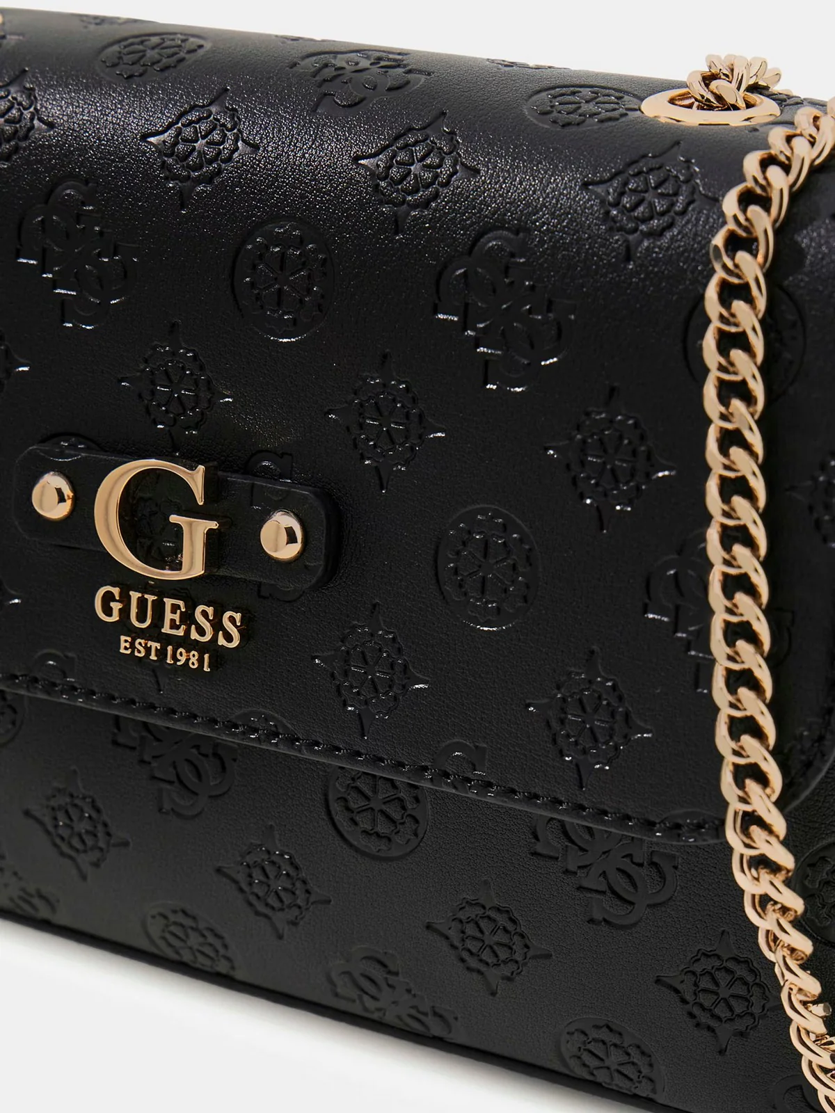 GUESS Borsa Donna DITA CONVERTIBLE XBODY FLAP HWPD76 02210 BLO BLACK LOGO - Image 5