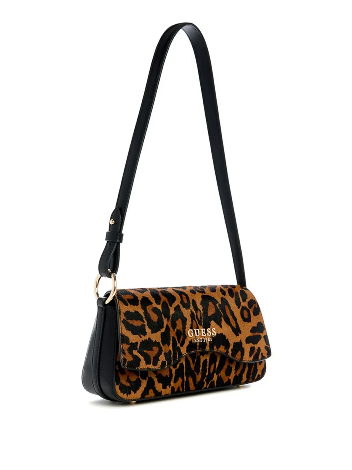GUESS Borsa Donna DOMITILLA FLAP SHOULDER BAG HWLO75 29780 LEO LEOPARD - Image 4