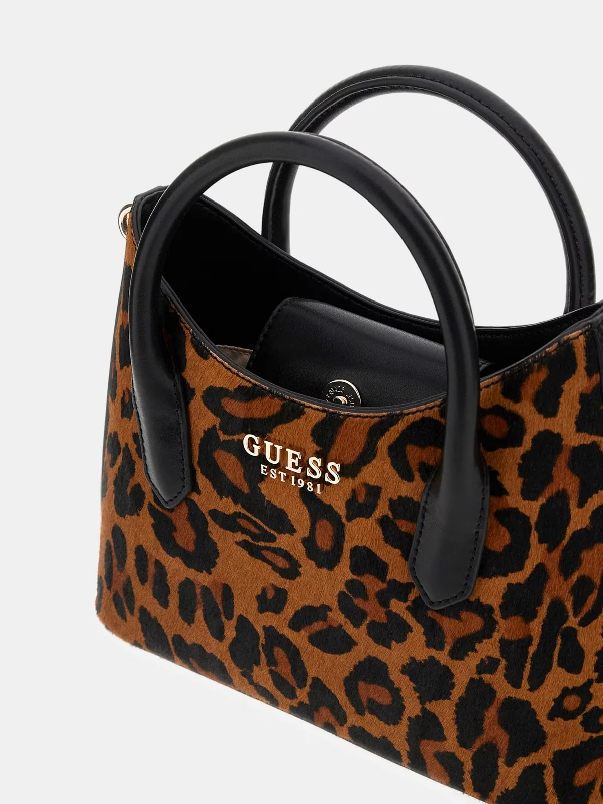 GUESS Borsa Donna DOMITILLA MINI SATHCEL HWLO75 29760 LEO LEOPARD - Image 3