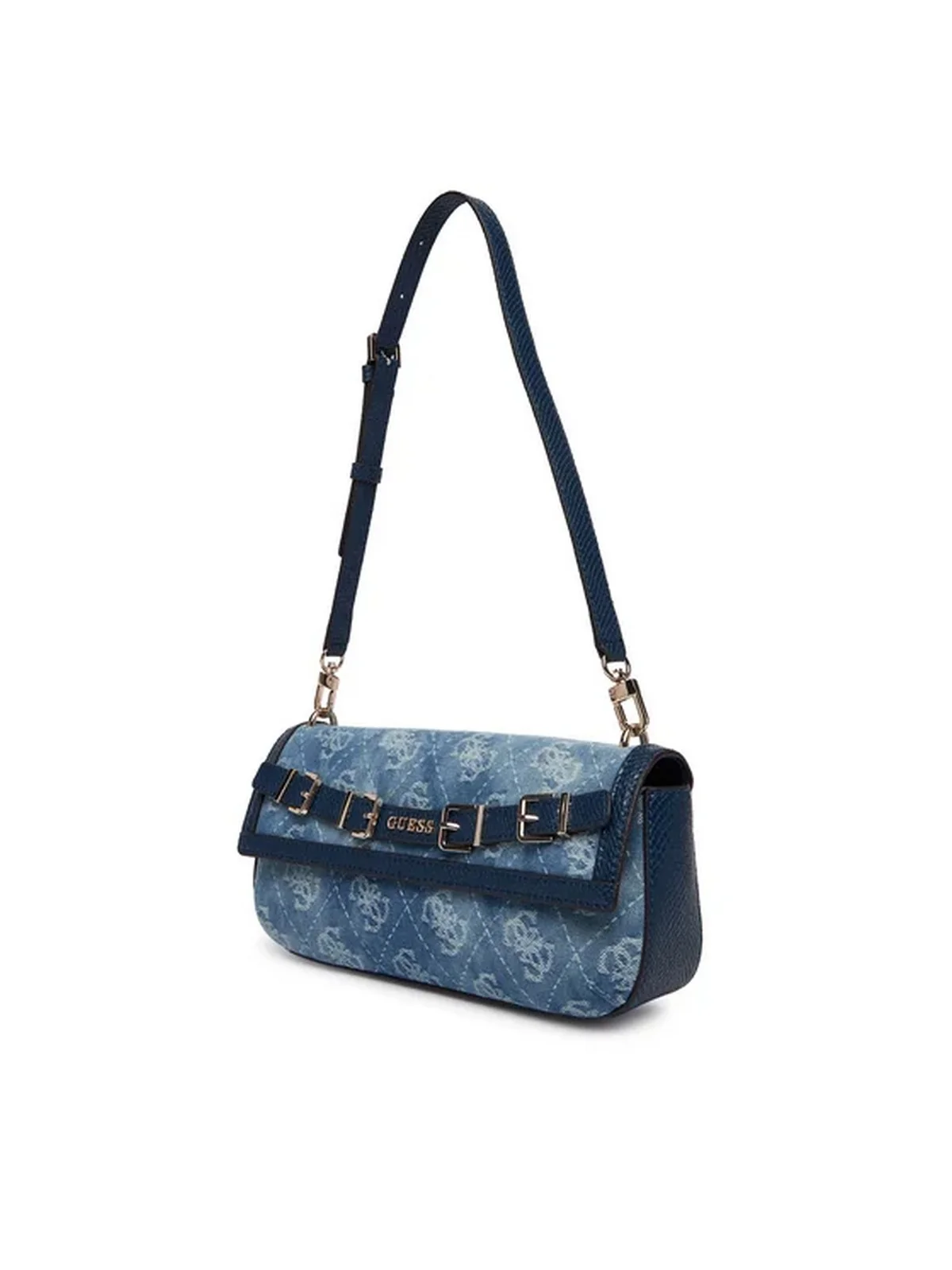 GUESS Borsa Donna DOVIE FLAP SHOULDER BAG HWDG99 09190 DLP DENIM LOGO - Image 3