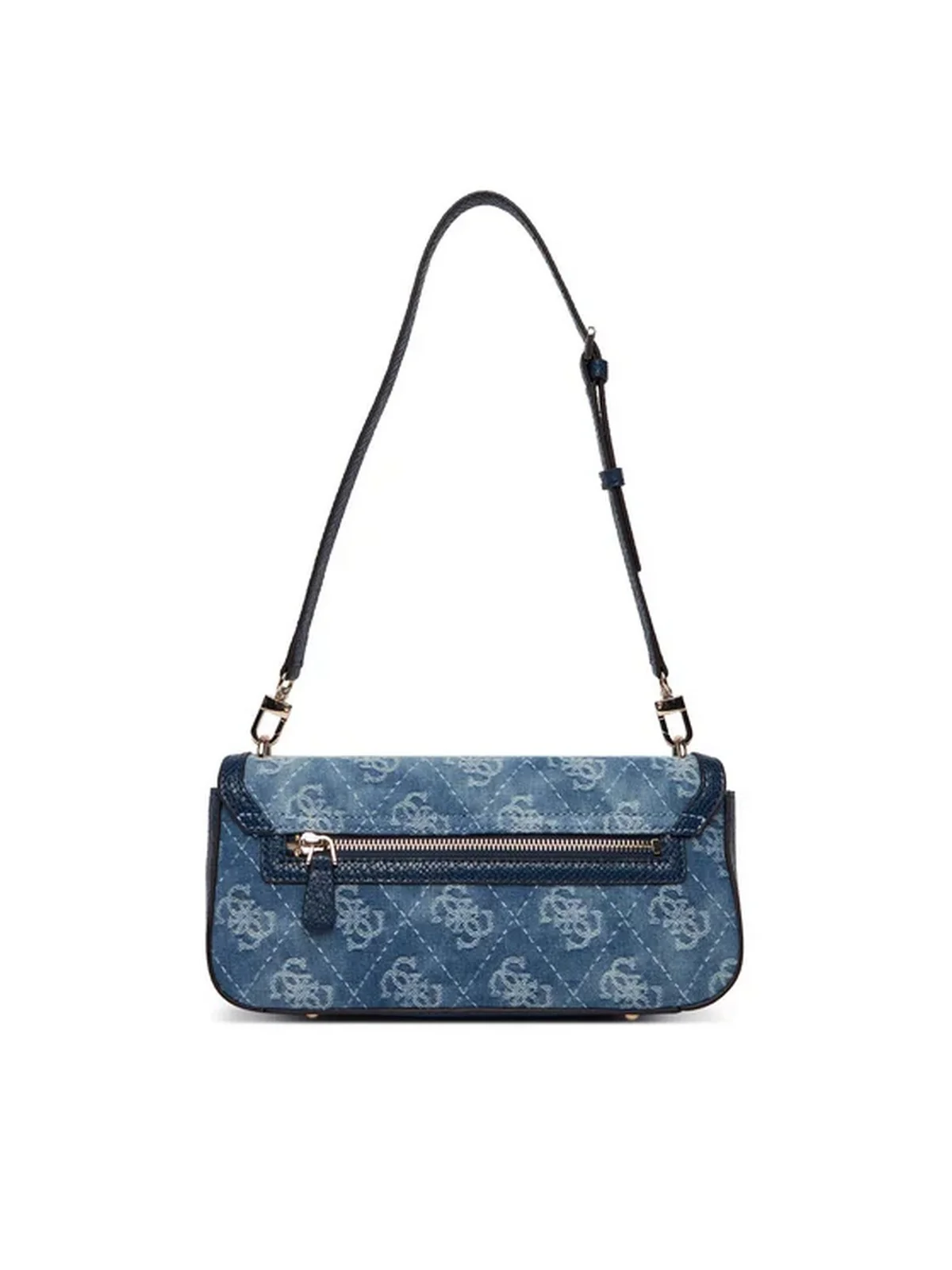 GUESS Borsa Donna DOVIE FLAP SHOULDER BAG HWDG99 09190 DLP DENIM LOGO - Image 4
