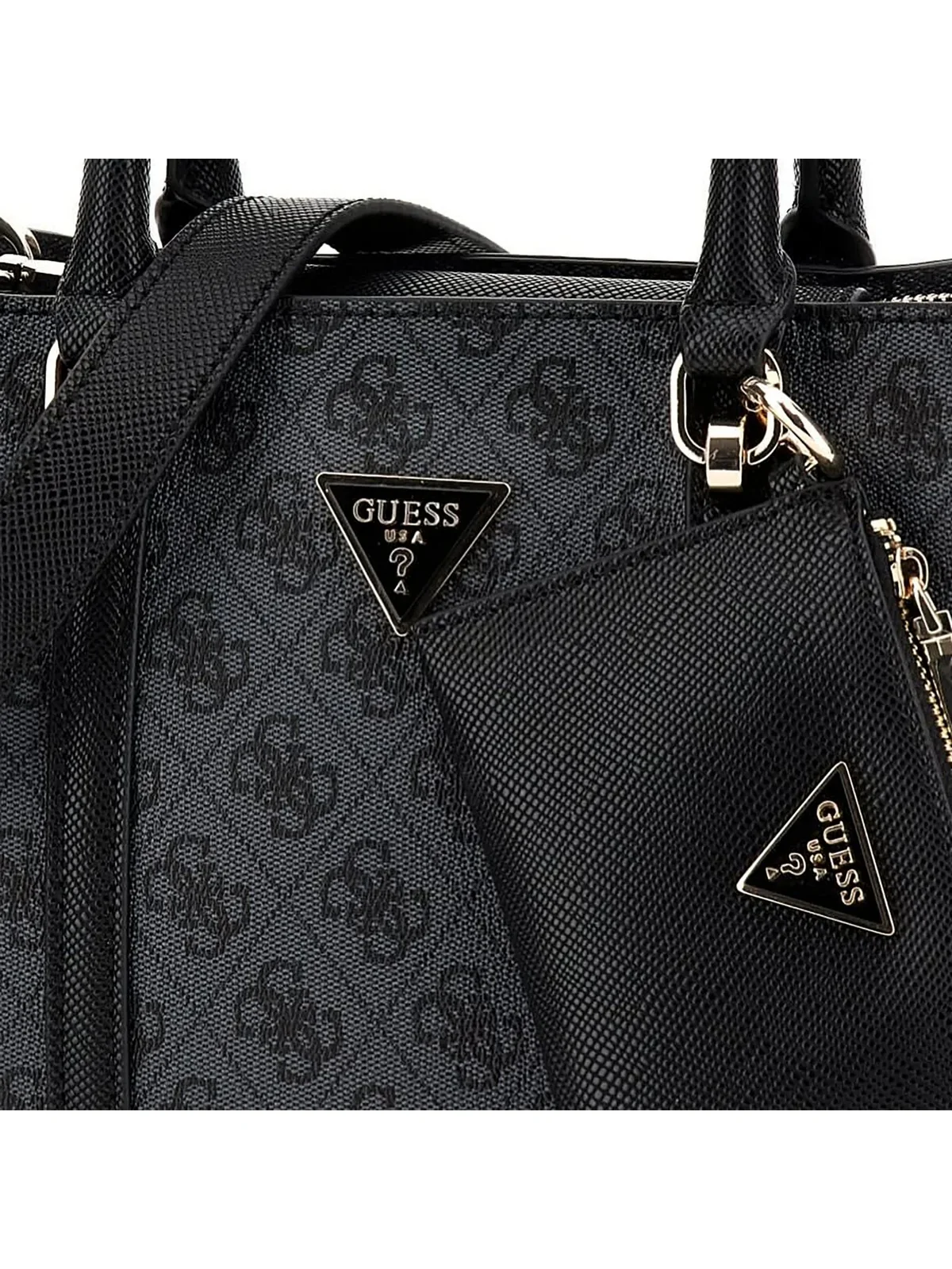 GUESS Borsa Donna Eco Brenton Bucket HWESG8 96806 CLO Grigio - Image 4
