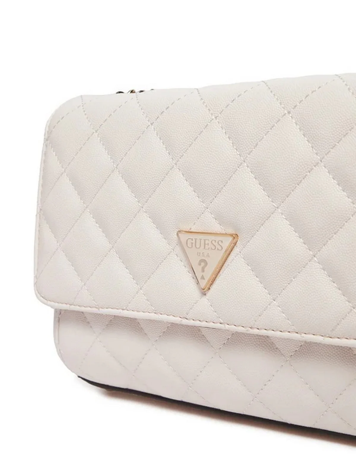 GUESS Borsa Donna Eco Carly Girlfriend HWEQG9 50921 STO Beige - Image 2