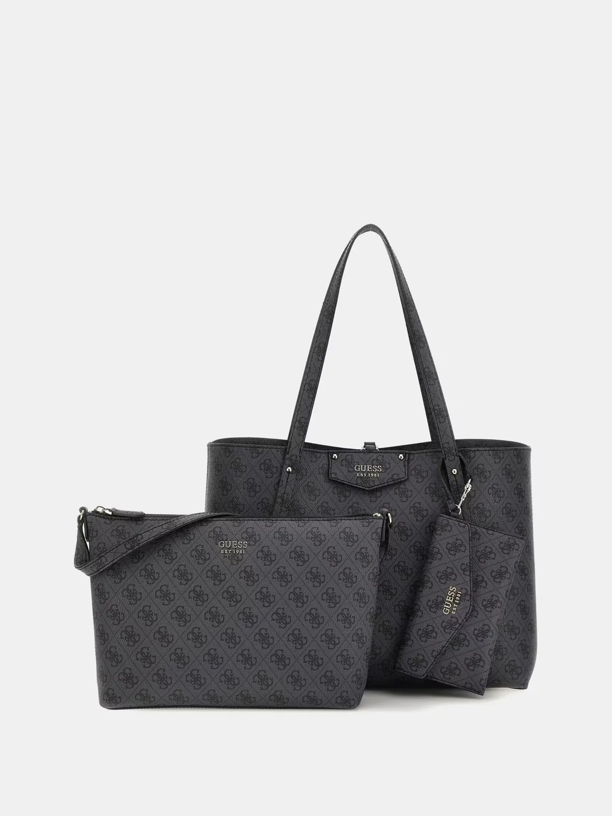GUESS Borsa Donna Eco Elements Grlfrnd HWEBG8 39023 CLO Grigio - Image 2
