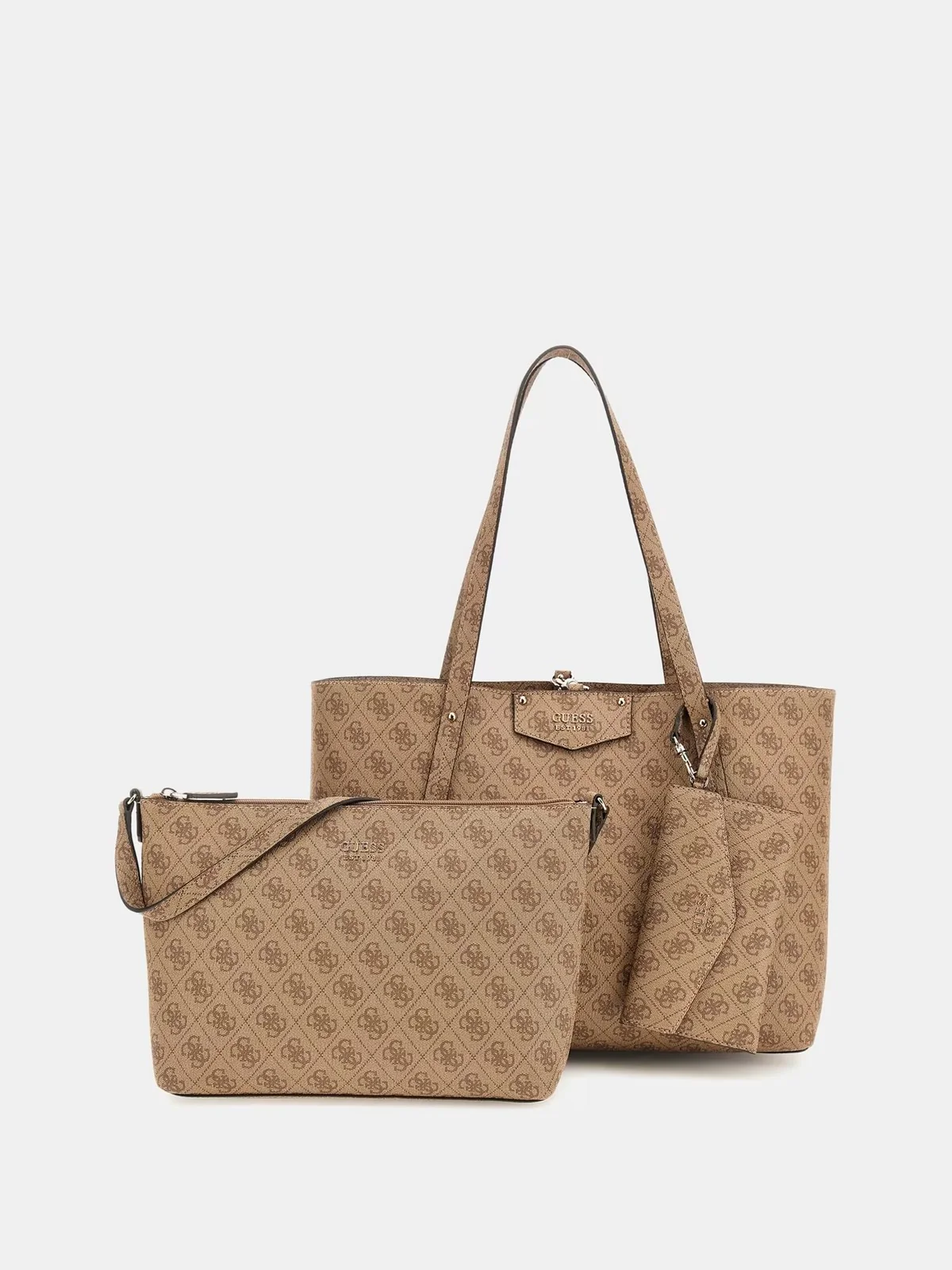 GUESS Borsa Donna Eco Elements Grlfrnd HWEBG8 39023 LTL Marrone - Image 2