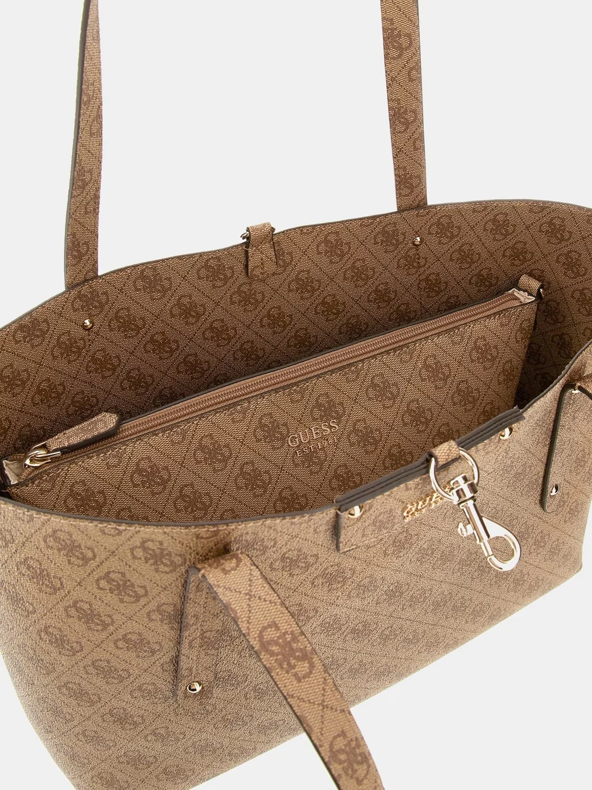 GUESS Borsa Donna Eco Elements Grlfrnd HWEBG8 39023 LTL Marrone - Image 5