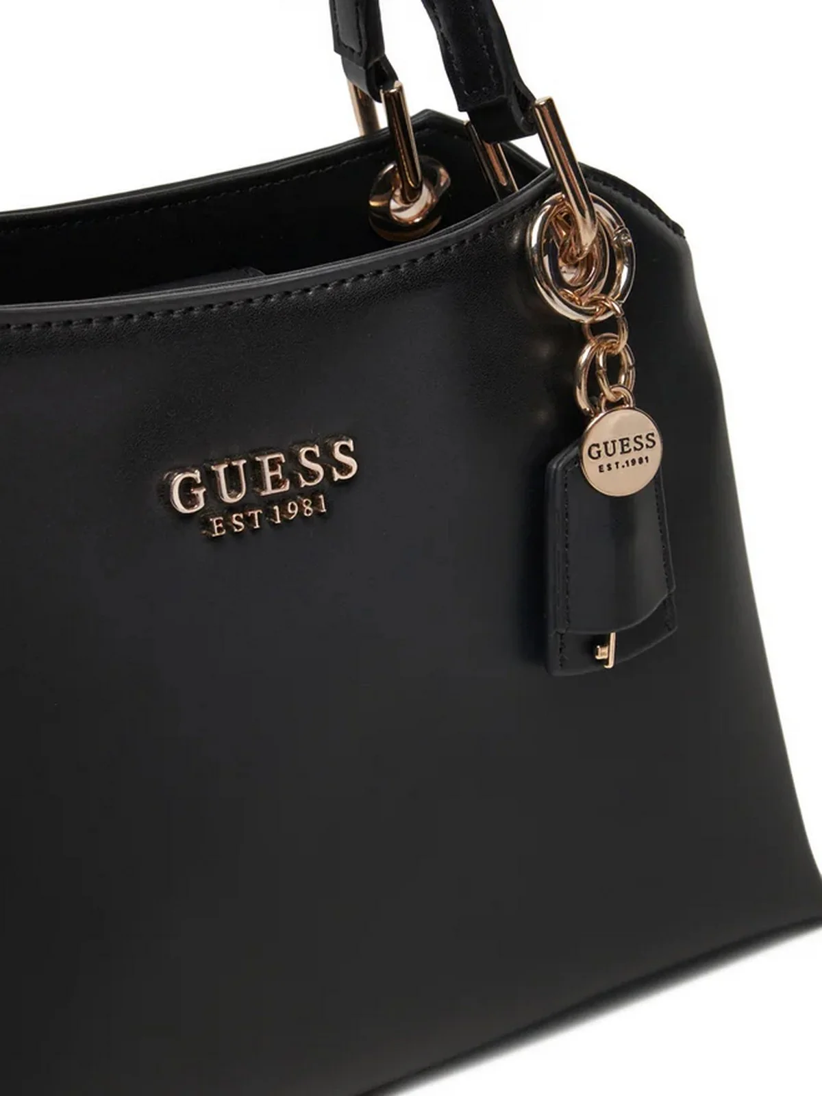 GUESS Borsa Donna ECO EVAINE GIRLFRIEND SATCHEL HWEVG9 53506 BLA Nero - Image 2