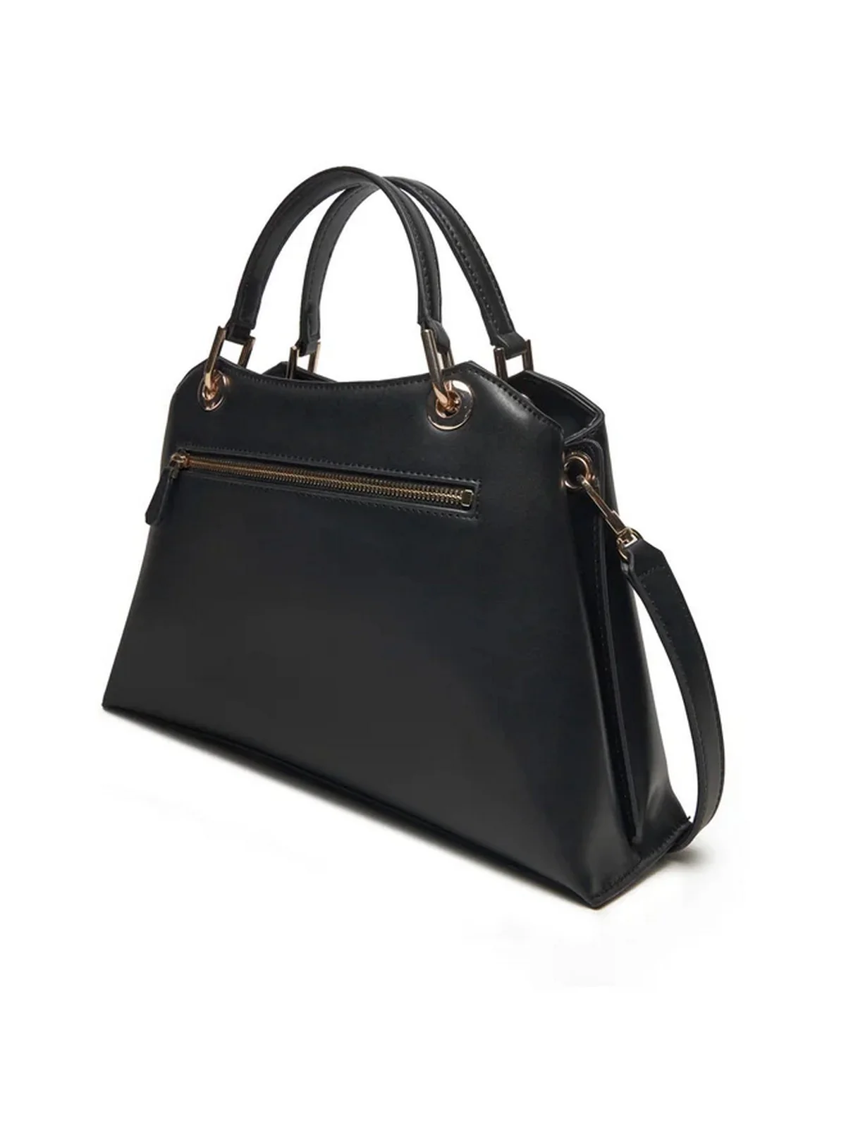 GUESS Borsa Donna ECO EVAINE GIRLFRIEND SATCHEL HWEVG9 53506 BLA Nero - Image 3