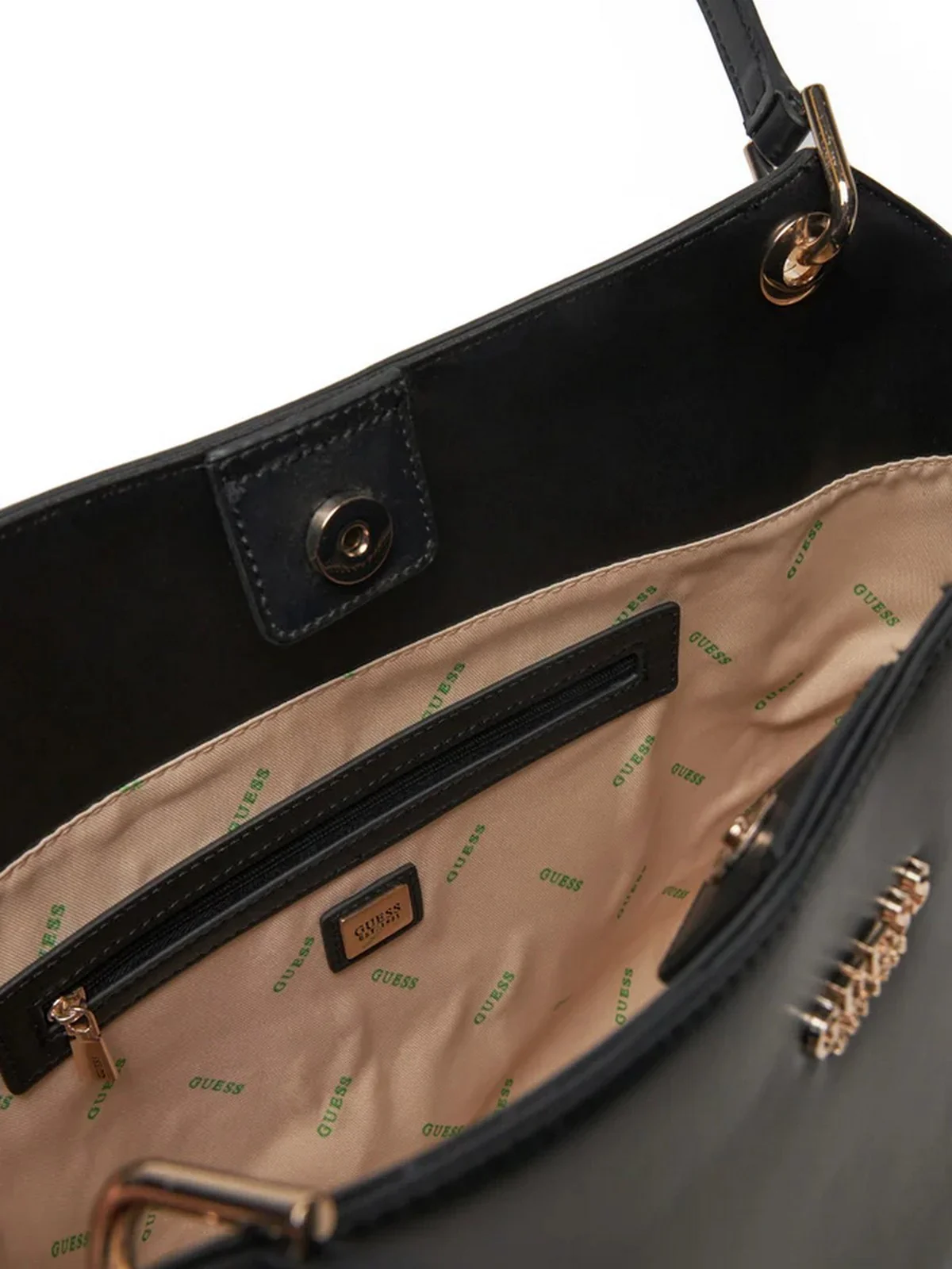 GUESS Borsa Donna ECO EVAINE TOTE HWEVG9 53523 BLA Nero - Image 4