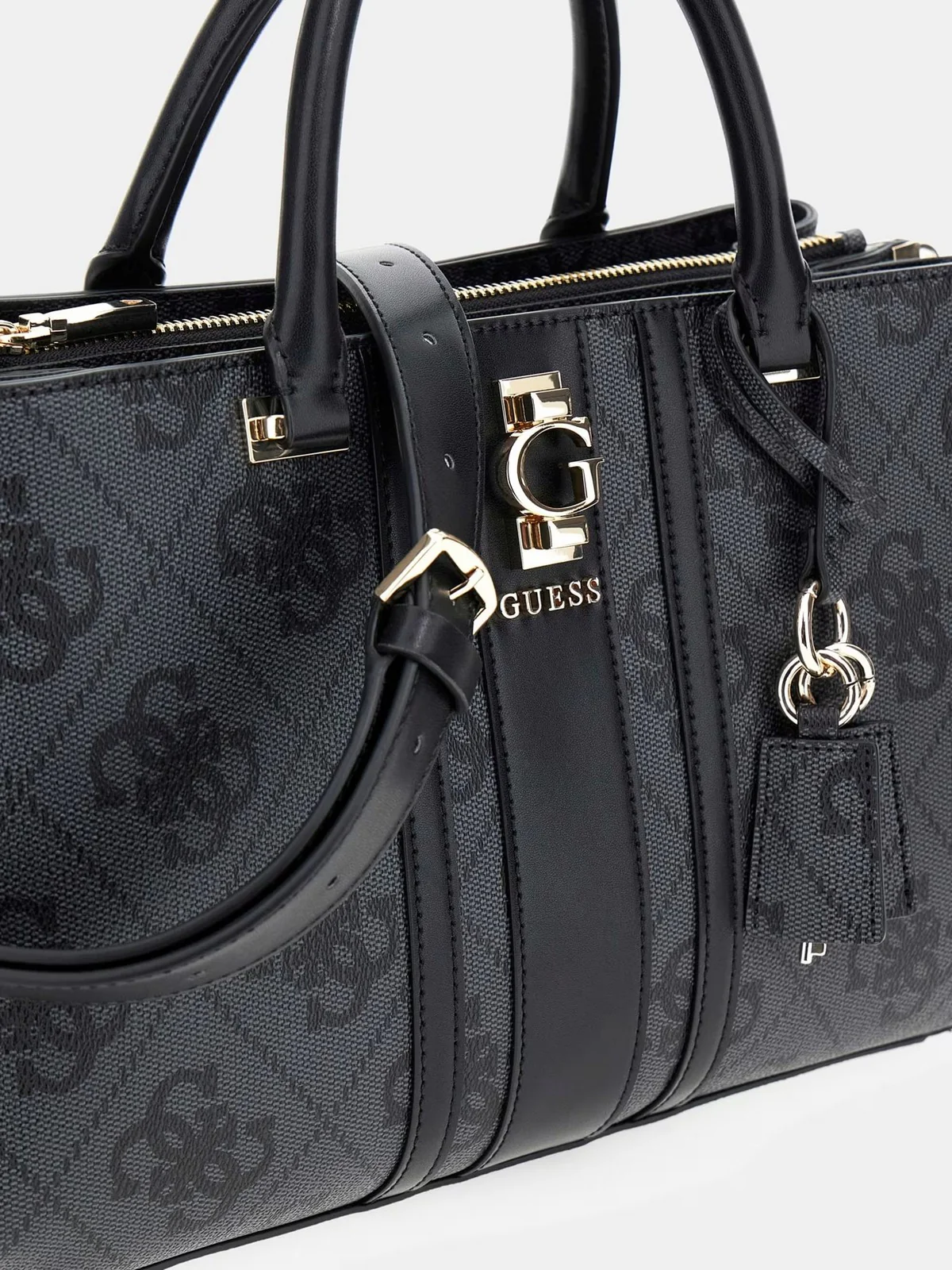 GUESS Borsa Donna ERENIA GIRLFRIEND SATCHEL HWSO78 38060 CLO COAL LOGO - Image 6