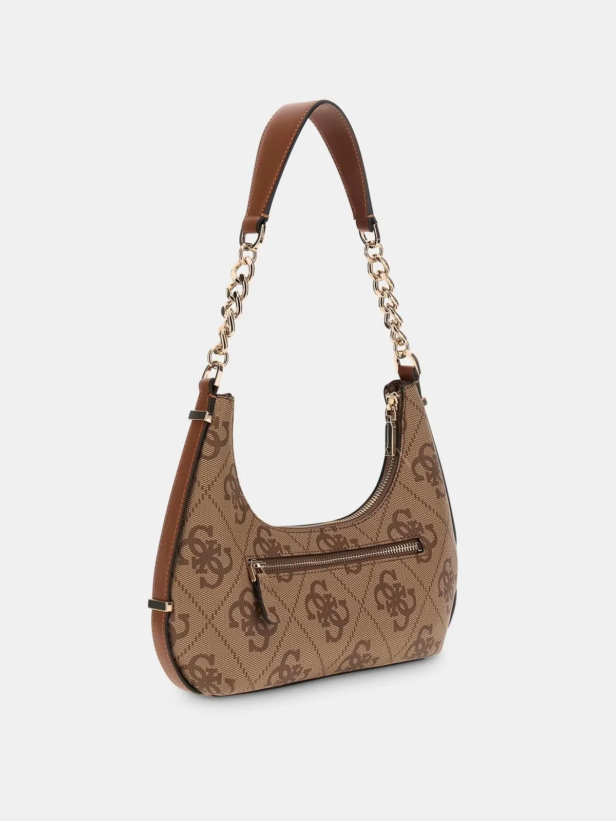 GUESS Borsa Donna ERENIA TOP ZIP SHOULDER BAG HWSO78 38180 LTL LATTE LOGO - Image 3