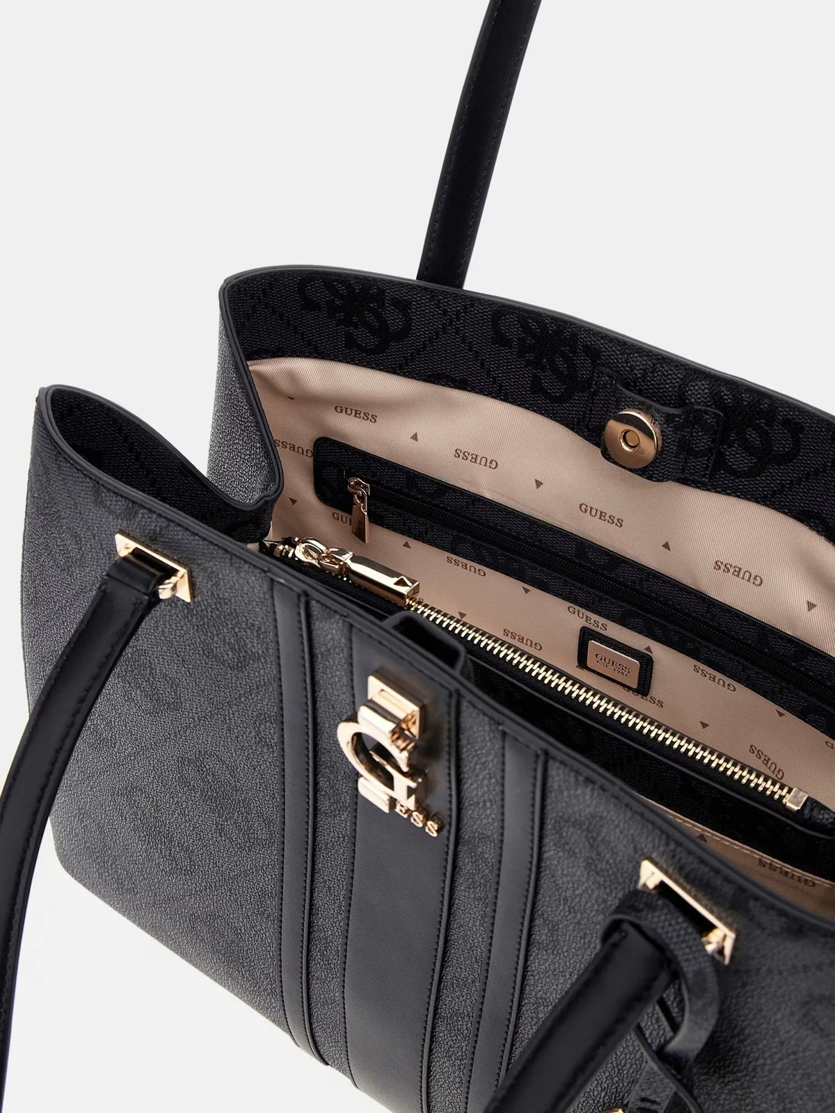 GUESS Borsa Donna ERENIA TOTE HWSO78 38230 CLO COAL LOGO - Image 4