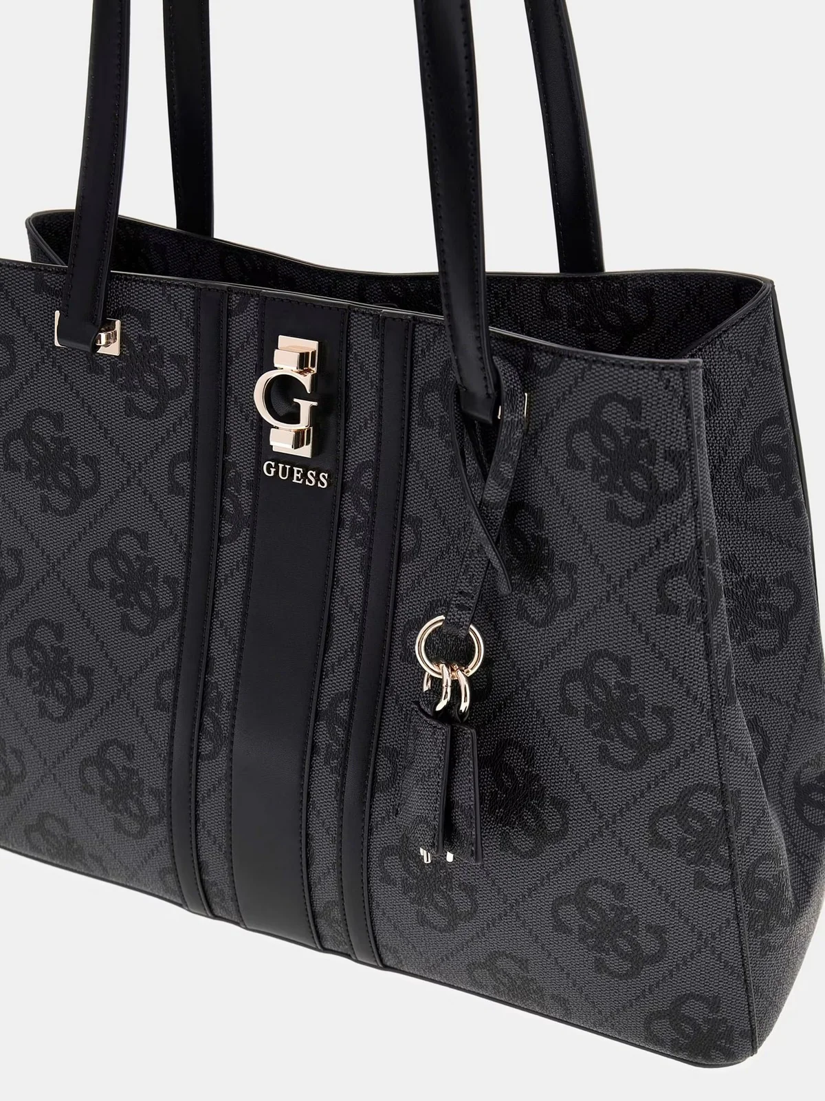 GUESS Borsa Donna ERENIA TOTE HWSO78 38230 CLO COAL LOGO - Image 5