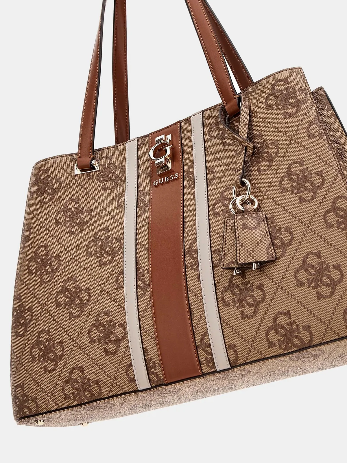 GUESS Borsa Donna ERENIA TOTE HWSO78 38230 LTL LATTE LOGO - Image 6
