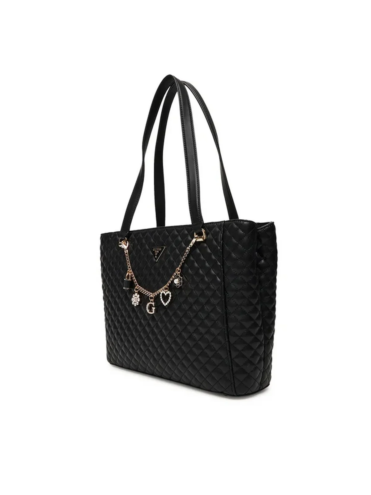 GUESS Borsa Donna EVERLEE NOEL TOTE HWEG86 79250 BLA BLACK - Image 5