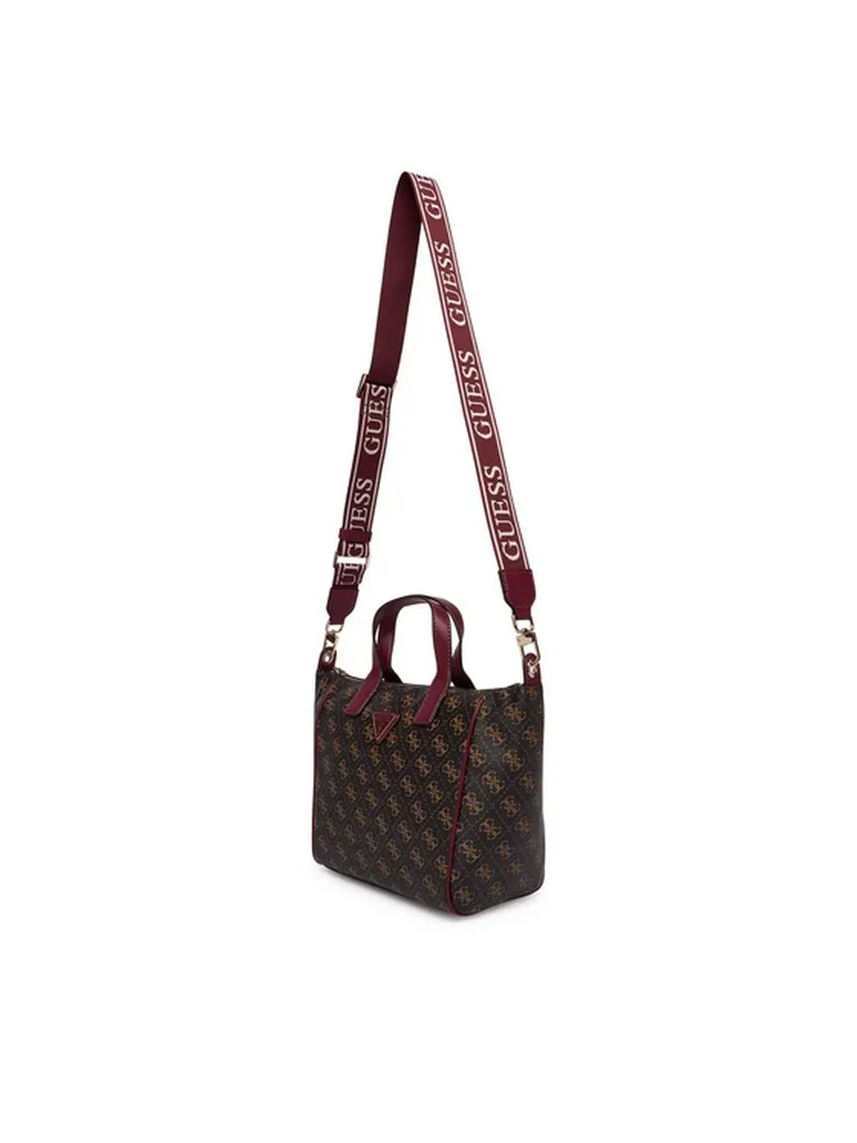 GUESS Borsa Donna FOLLIE SMALL TOTE TWLQ96 76019 BNL BROWN LOGO - Image 3