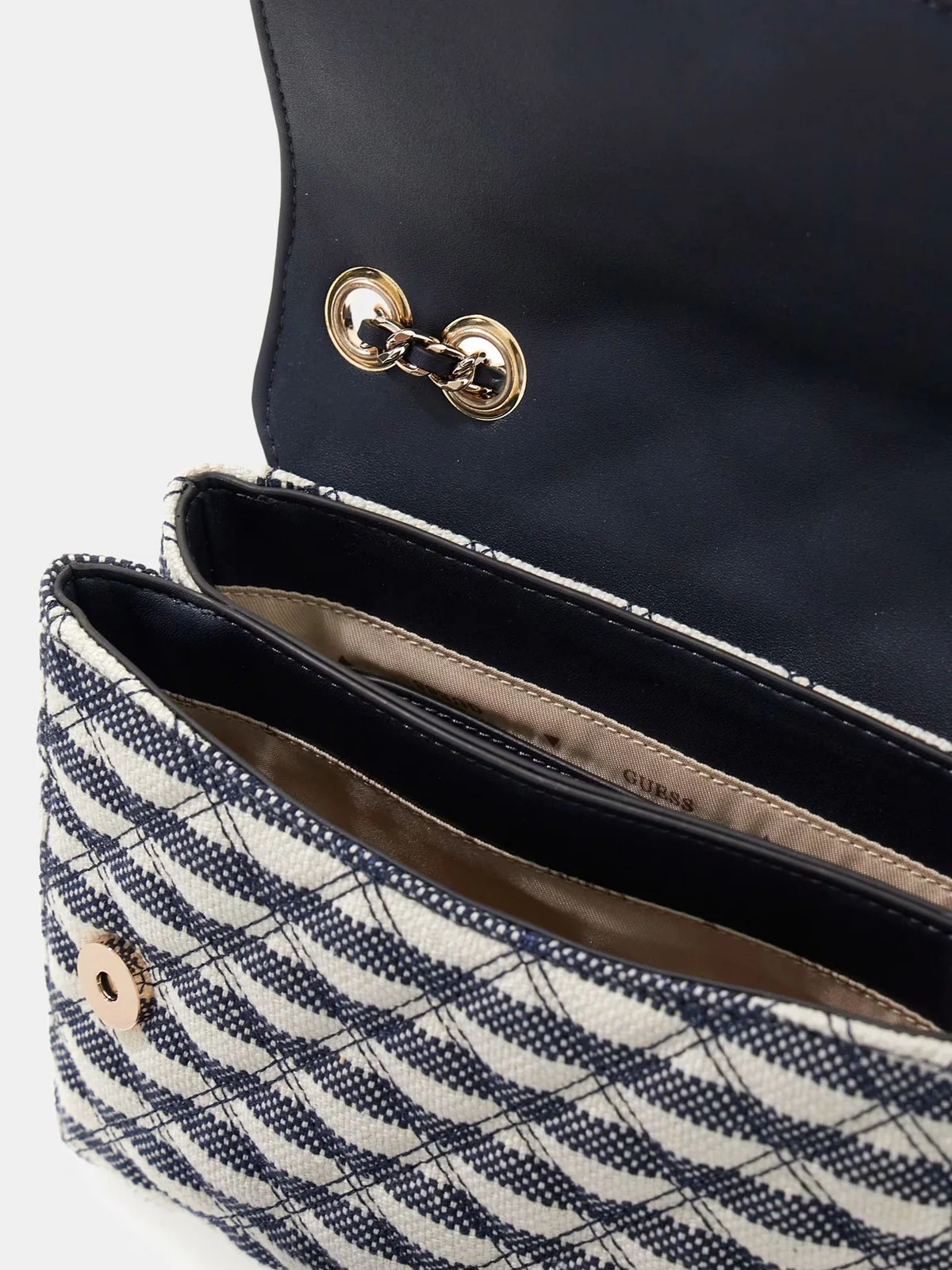 GUESS Borsa Donna GIULLY II 2 COMP CNVRTBLE FLAP HWAG96 73200 NML NAVY MULTI - Image 3