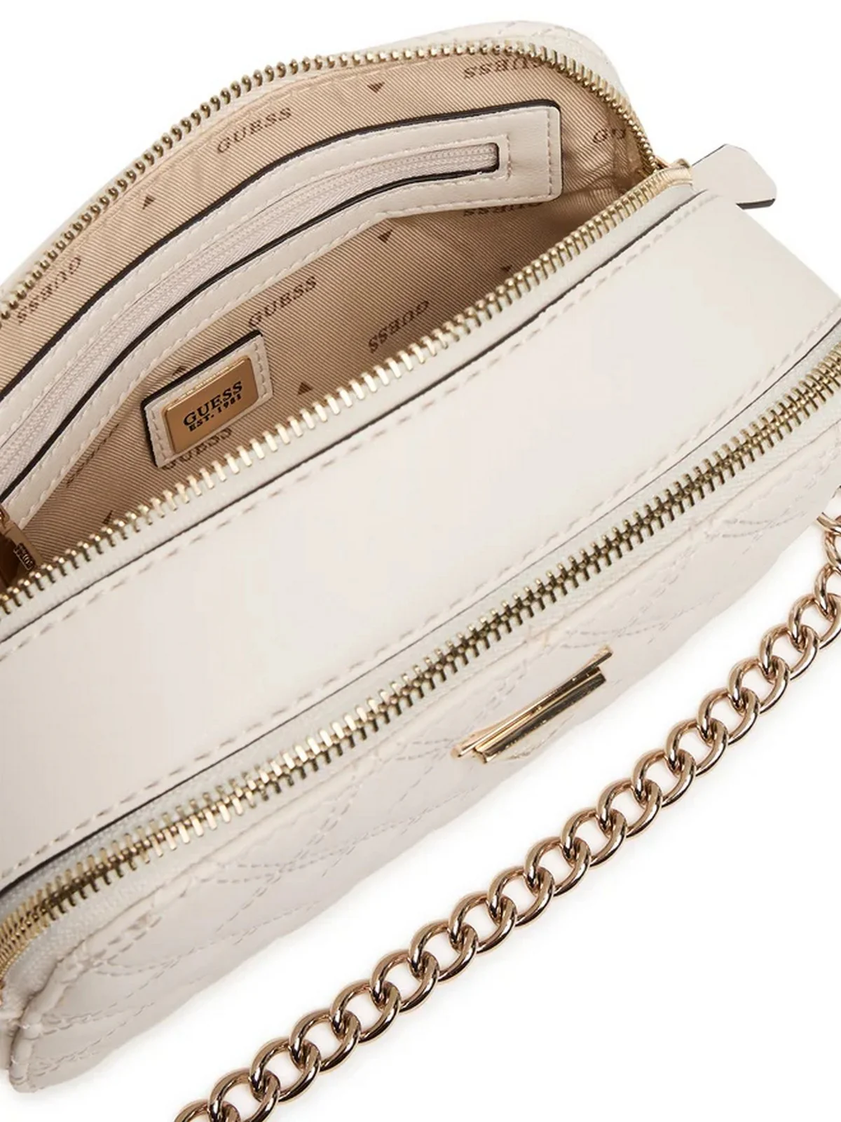 GUESS Borsa Donna GIULLY II CAMERA BAG HWQG96 73140 OFF off white - Image 6