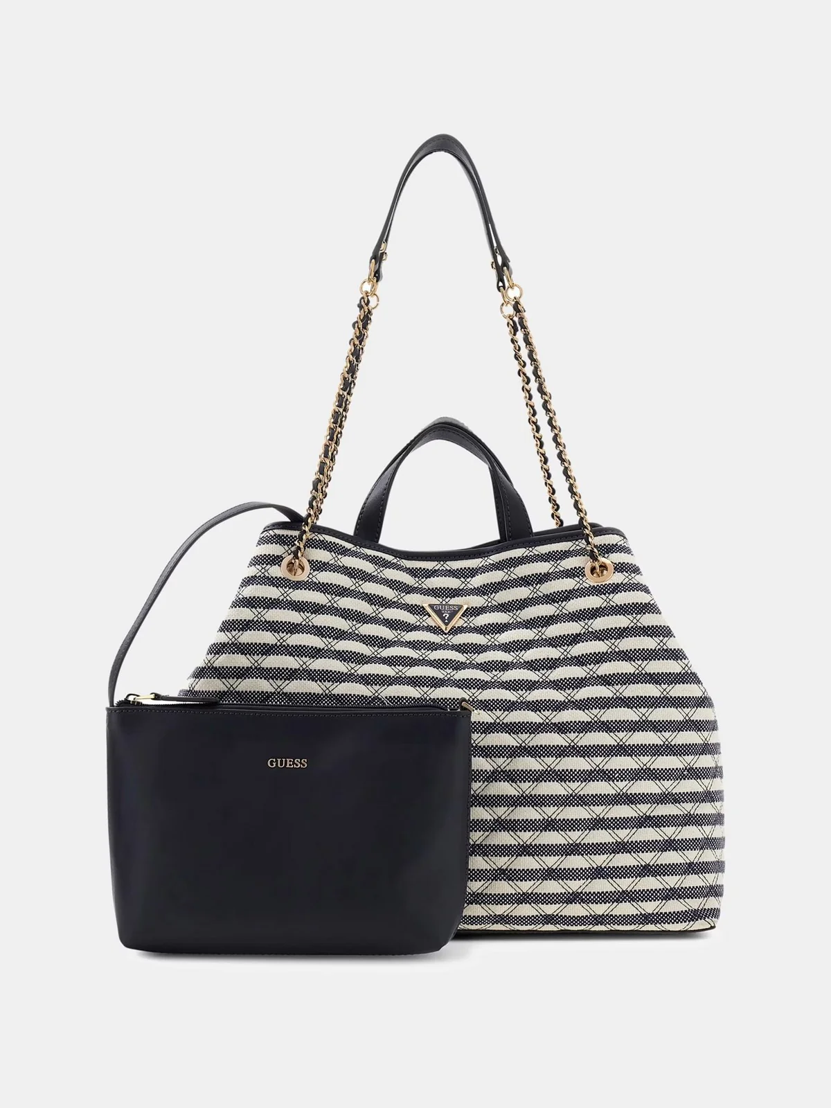 GUESS Borsa Donna GIULLY II LARGE 2 IN 1 TOTE HWAG96 73290 NML NAVY MULTI - Image 2