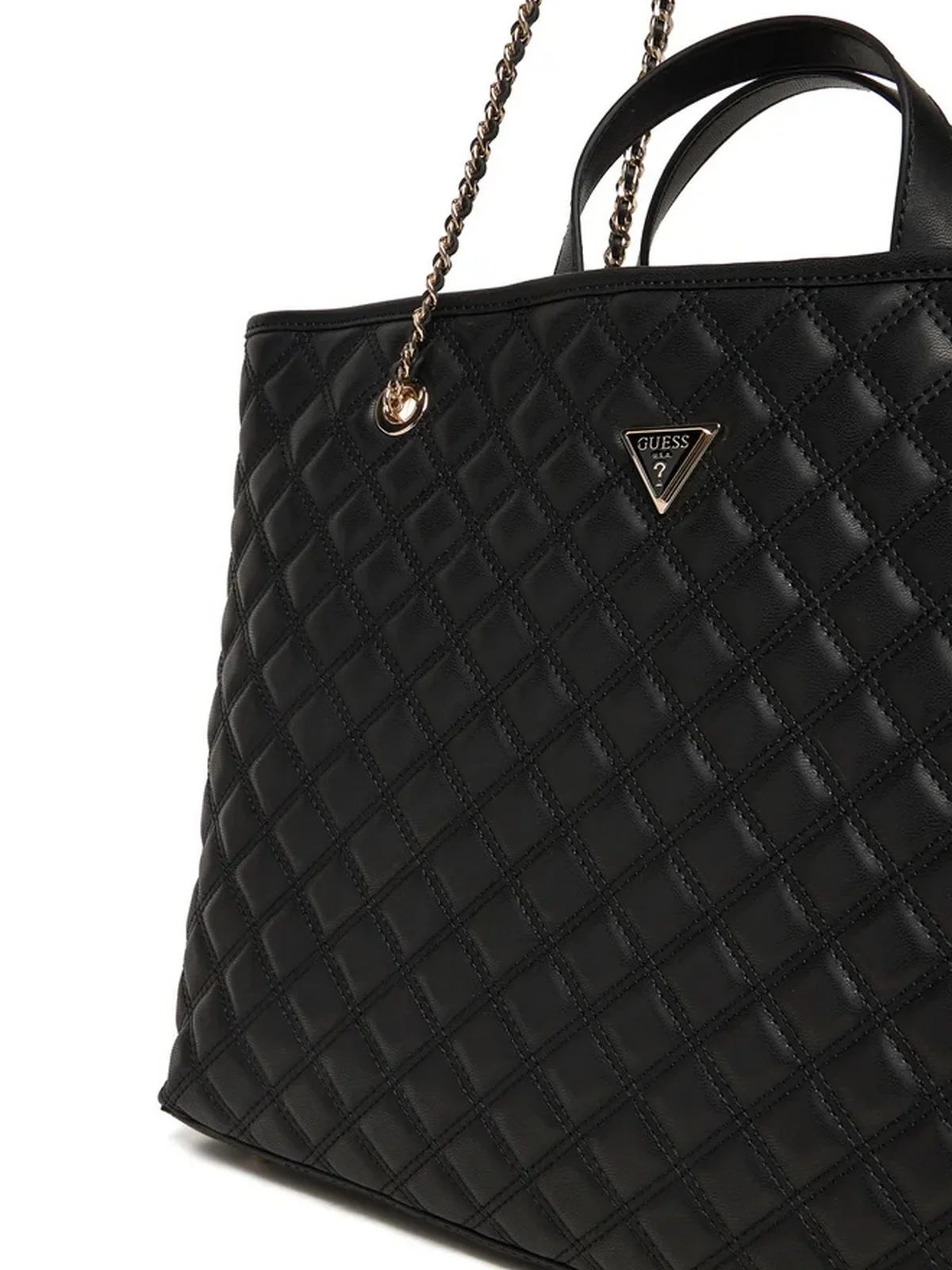 GUESS Borsa Donna GIULLY II LARGE 2 IN 1 TOTE HWQG96 73290 BLA BLACK - Image 3