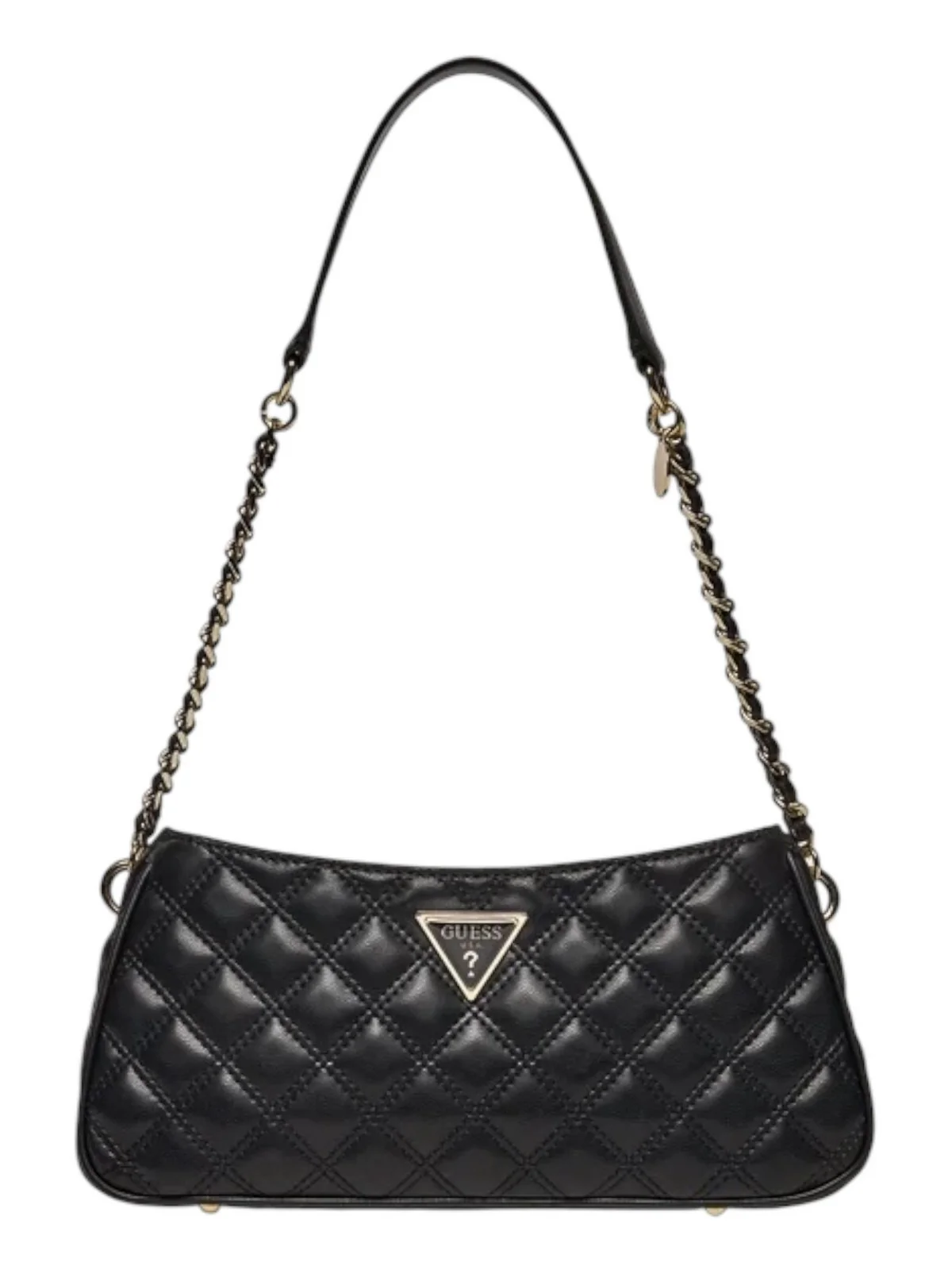 GUESS Borsa Donna GIULLY TOP ZIP SHOULDER BAG HWQG87 48160 BLA Nero