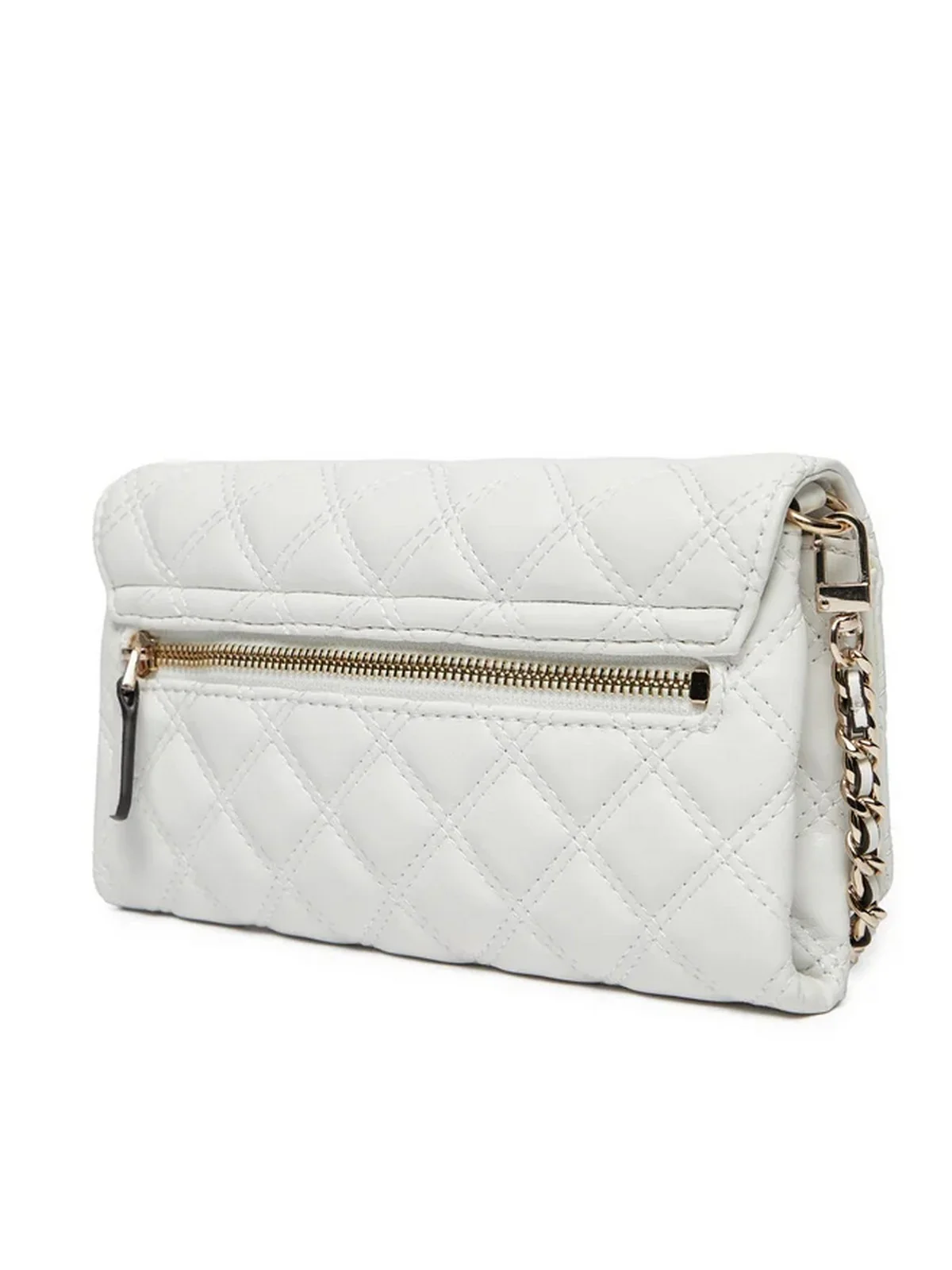 GUESS Borsa Donna GIULLY XBODY FLAP ORGANIZER HWQG87 48750 WHI Bianco - Image 3
