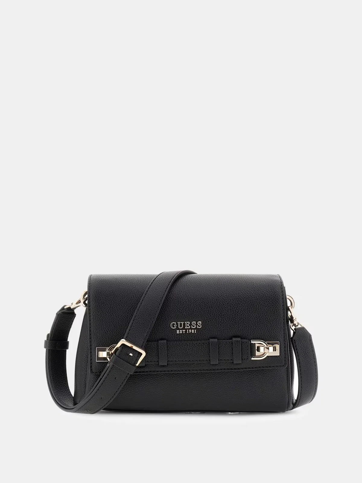 GUESS Borsa Donna GREGORIA FLAP CROSSBODY HWBG85 46200 BLA BLACK - Image 2