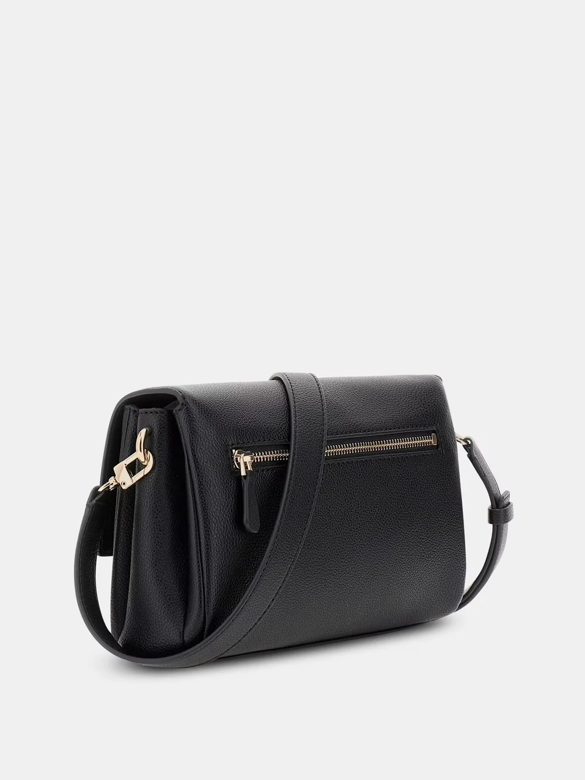 GUESS Borsa Donna GREGORIA FLAP CROSSBODY HWBG85 46200 BLA BLACK - Image 4